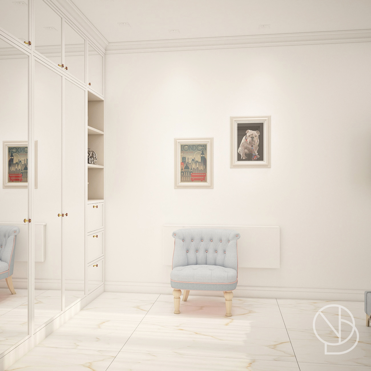 Проект квартиры для отдыха «Английский берег»