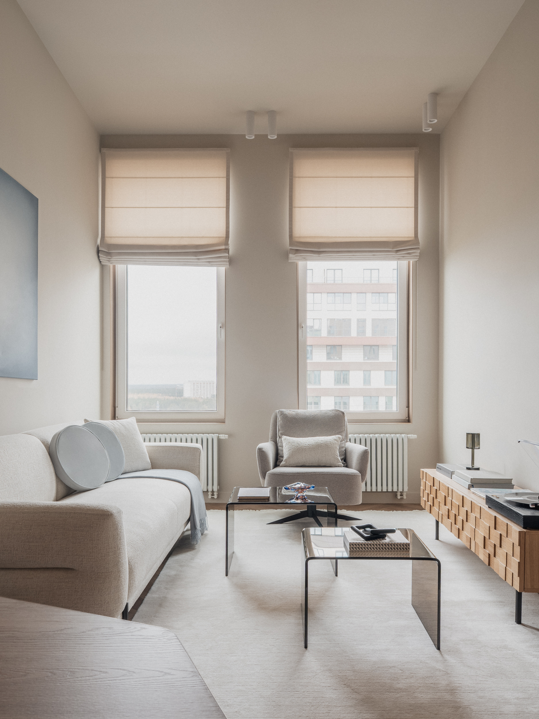 Обложка проекта: Квартира "Небо на повторе" . Реализован