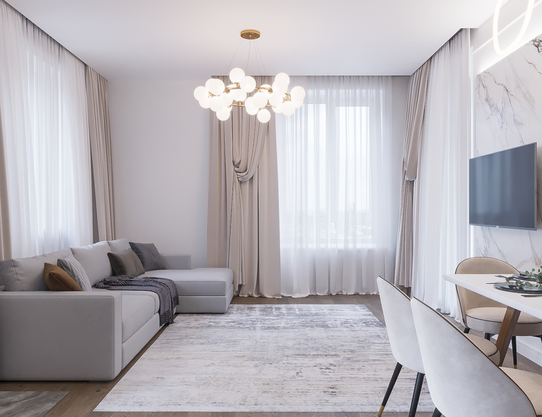 ЖК Атмосфера в центре, 90м2 (Брянск)