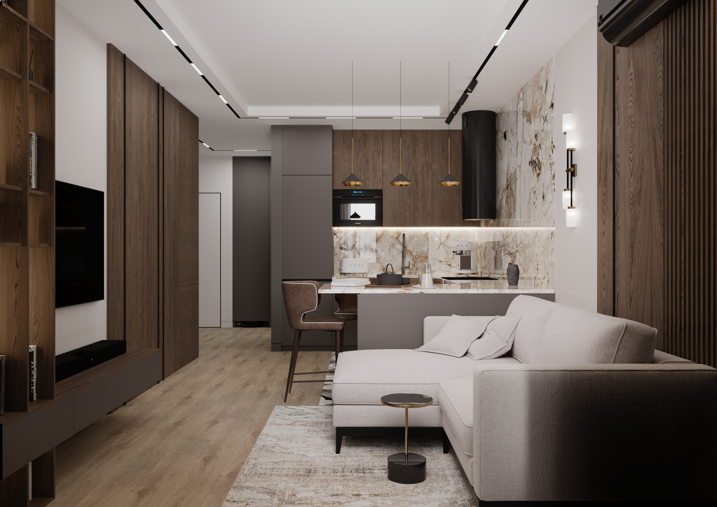 Обложка проекта: ЖК Next на пл.Партизан, 75м2