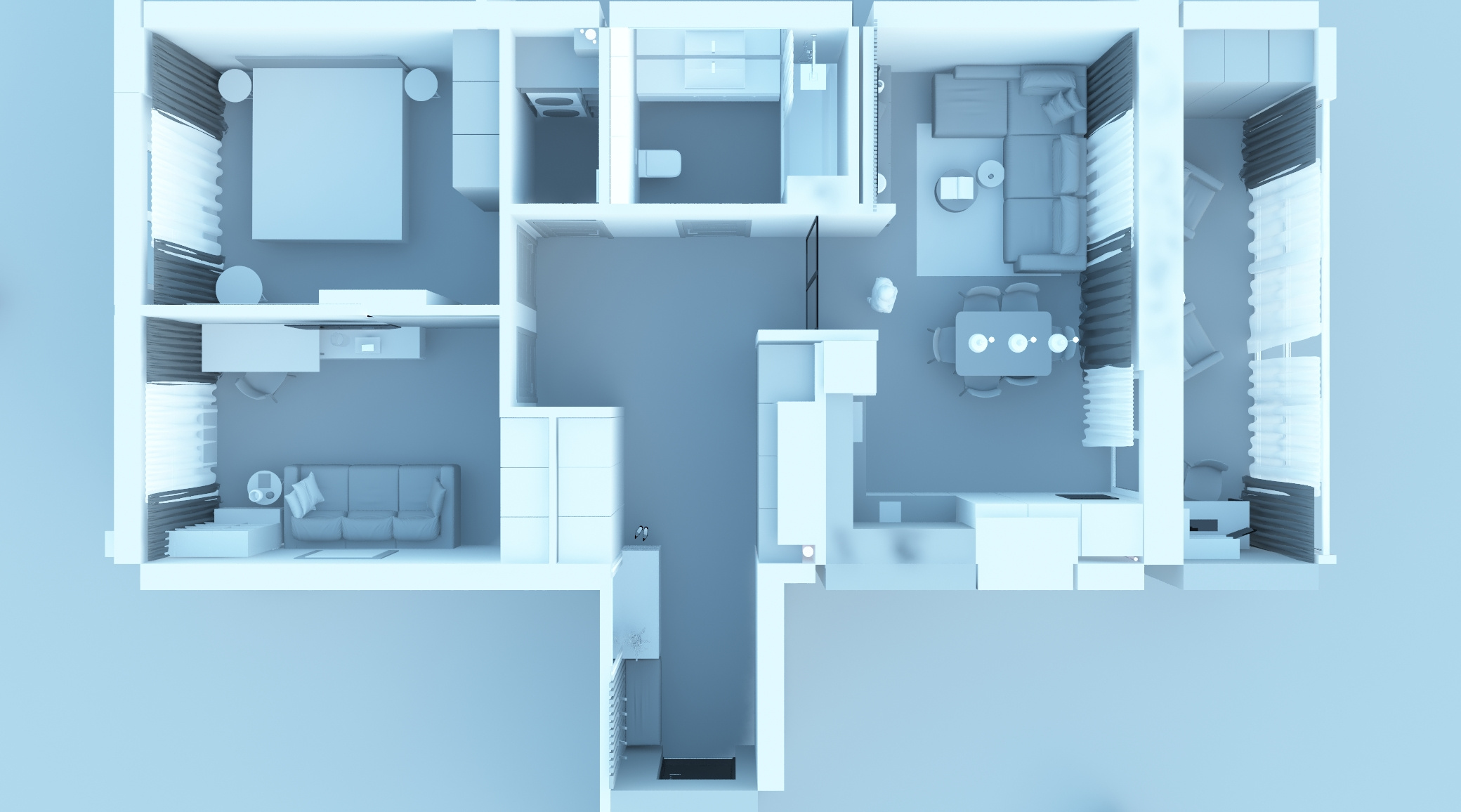 Современный интерьер на Высоте.