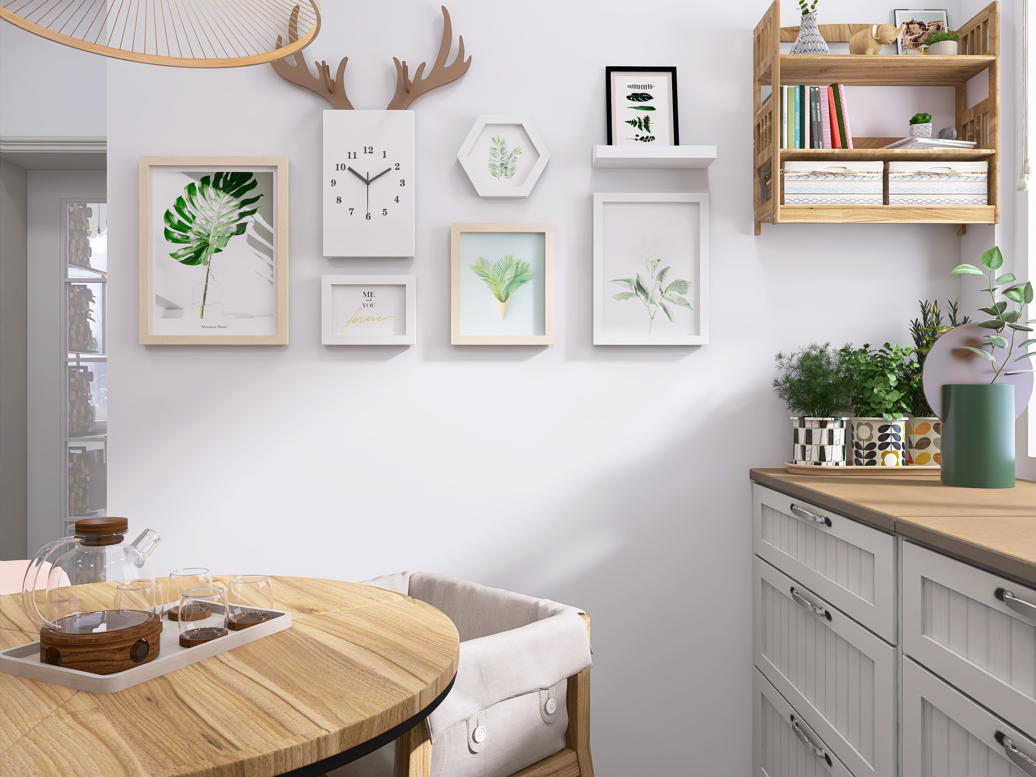 Дом в скандинавском стиле для двух человек и нескольких гостей