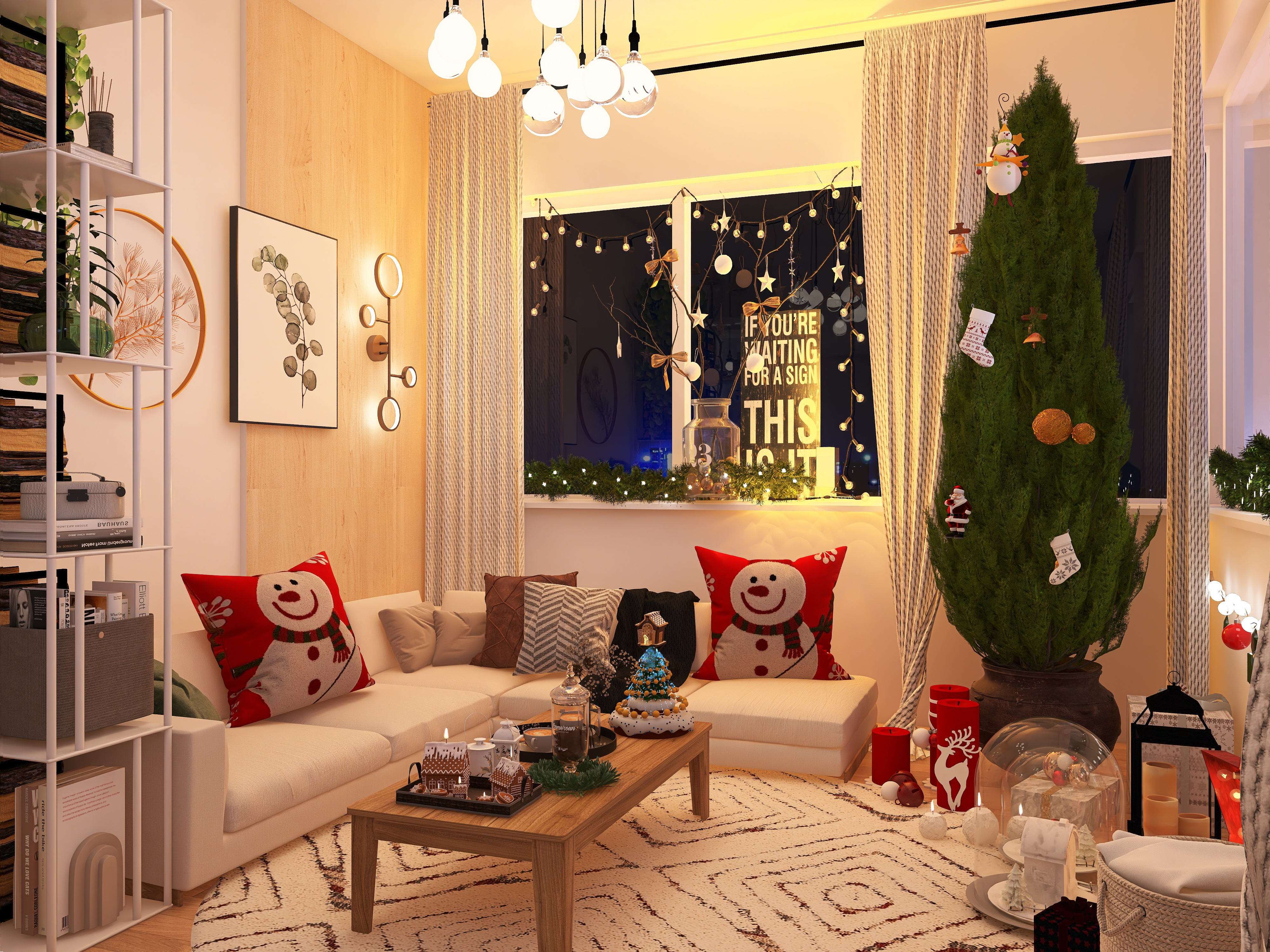 Дом в скандинавском стиле для двух человек и нескольких гостей