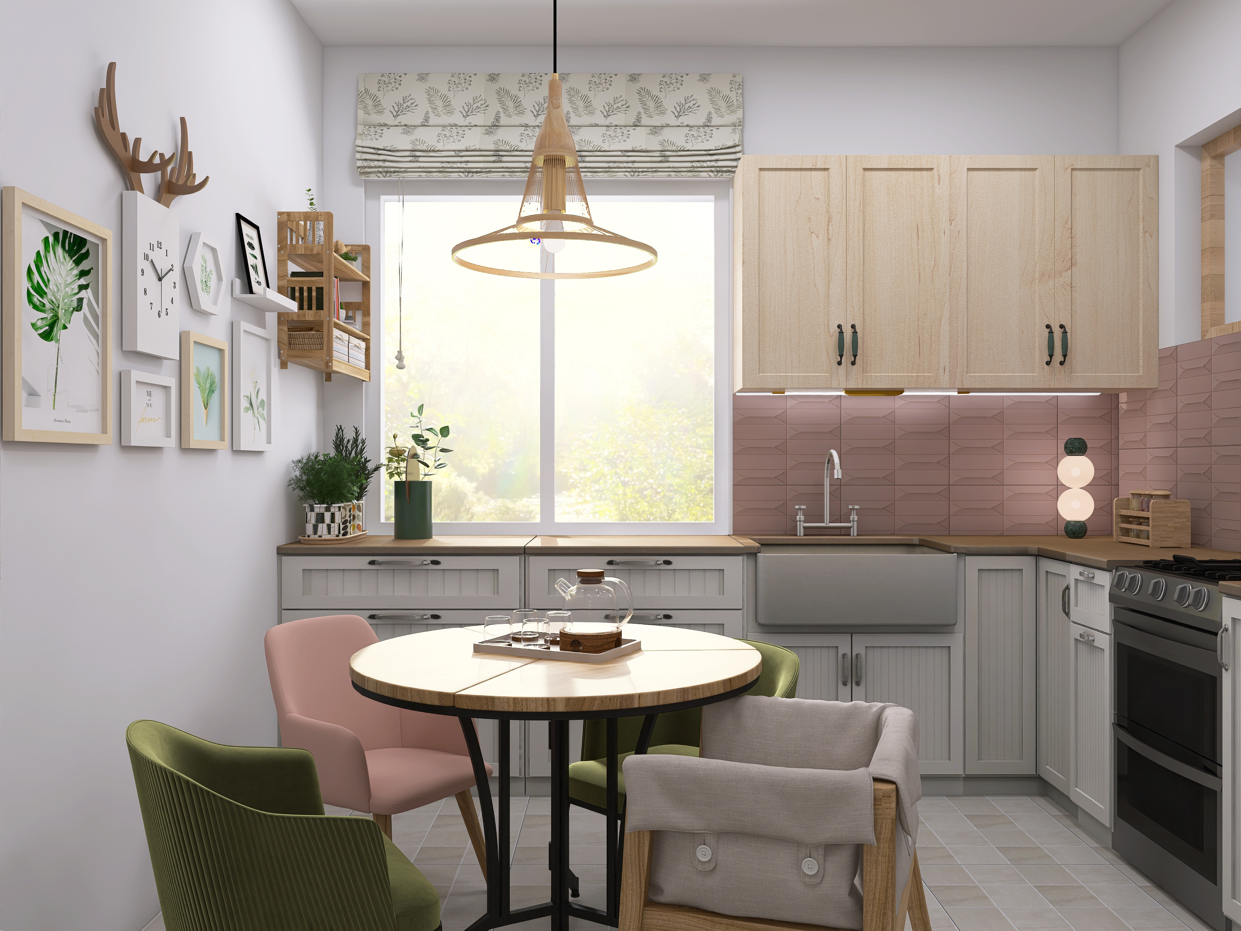 Дом в скандинавском стиле для двух человек и нескольких гостей