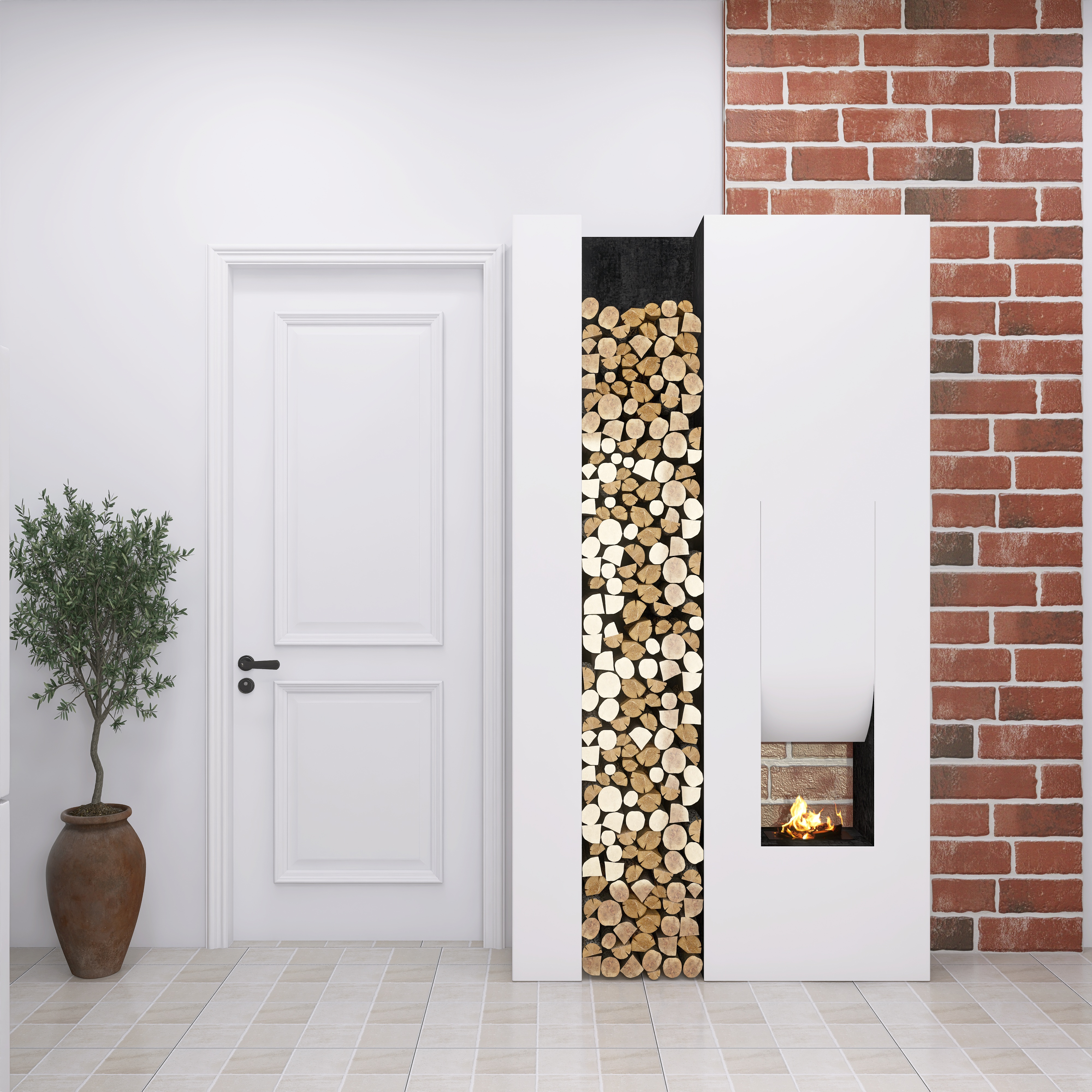 Дом в скандинавском стиле для двух человек и нескольких гостей