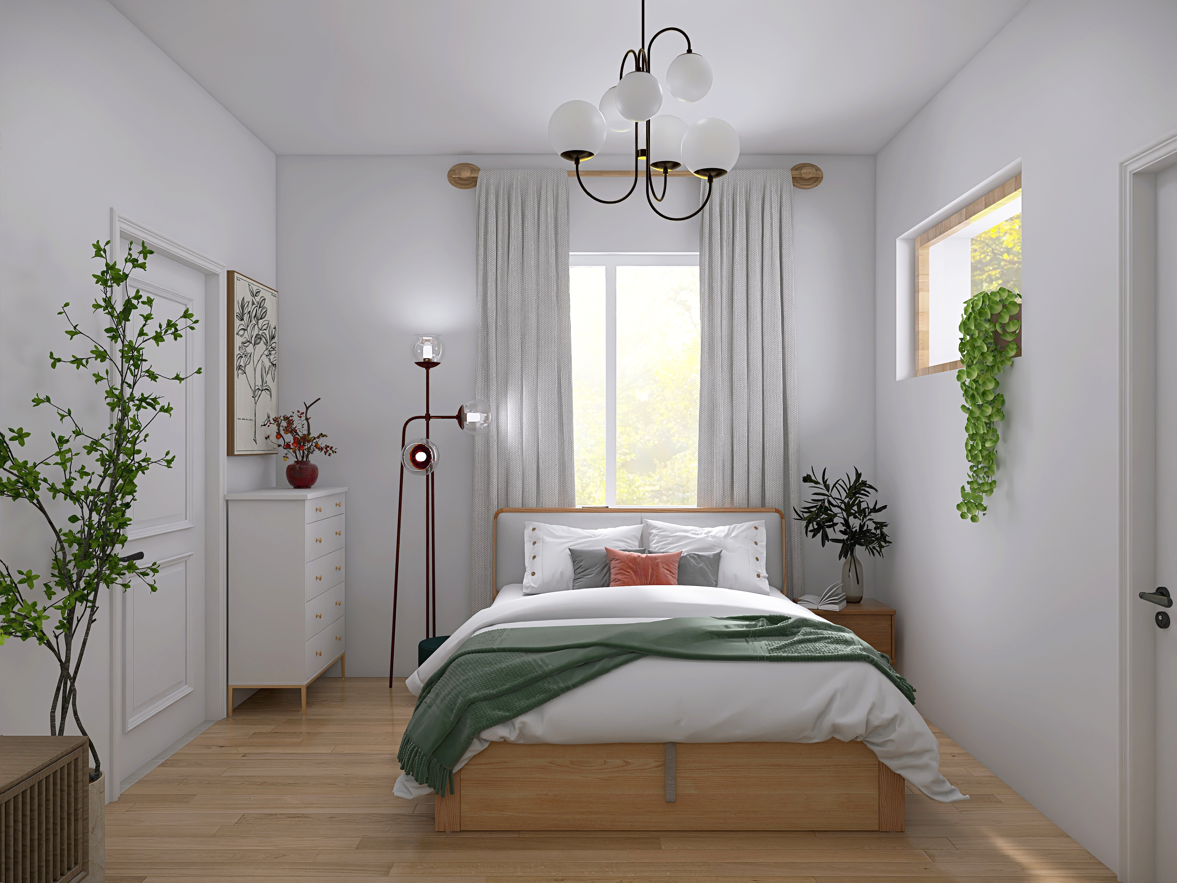 Дом в скандинавском стиле для двух человек и нескольких гостей