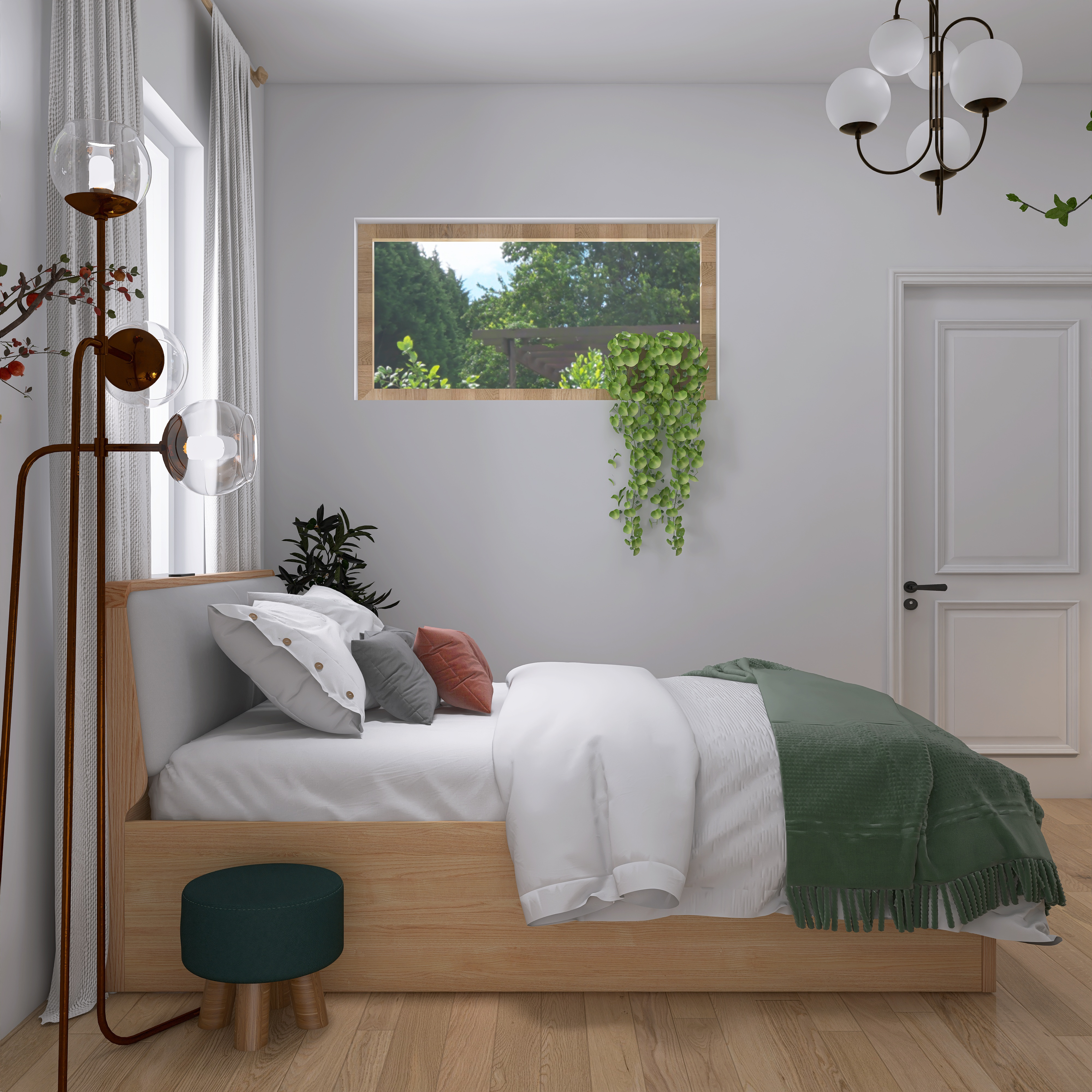 Дом в скандинавском стиле для двух человек и нескольких гостей