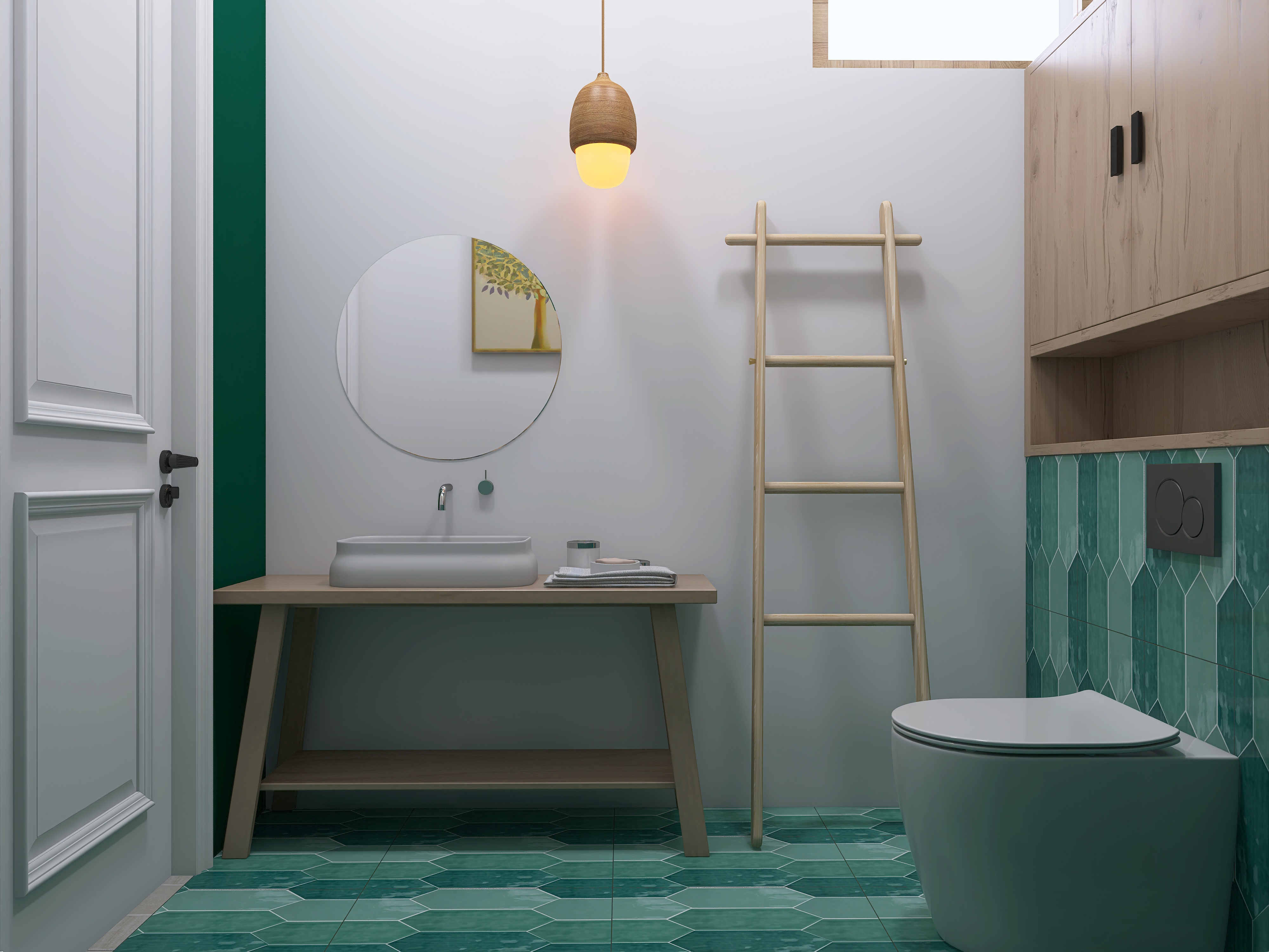 Дом в скандинавском стиле для двух человек и нескольких гостей