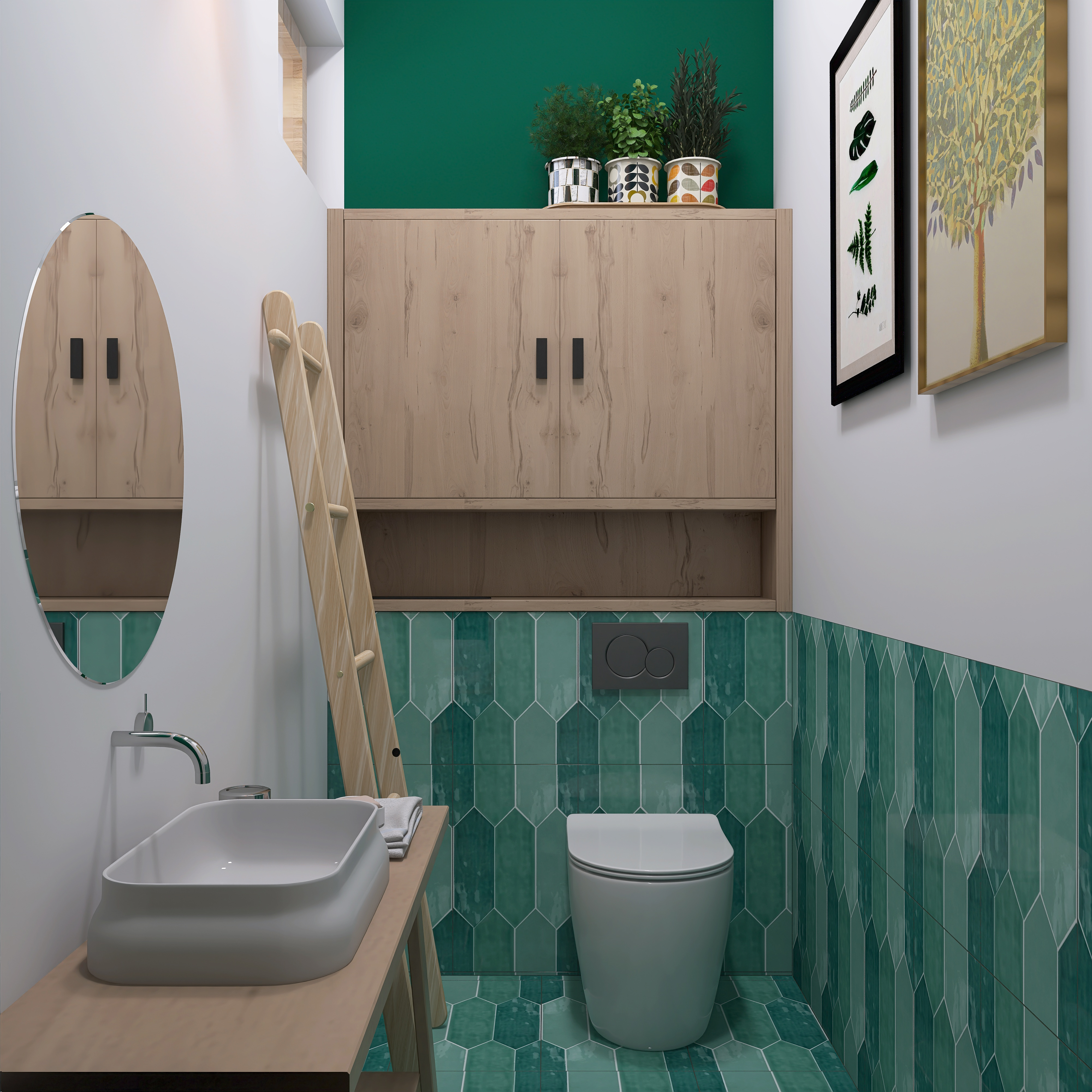 Дом в скандинавском стиле для двух человек и нескольких гостей