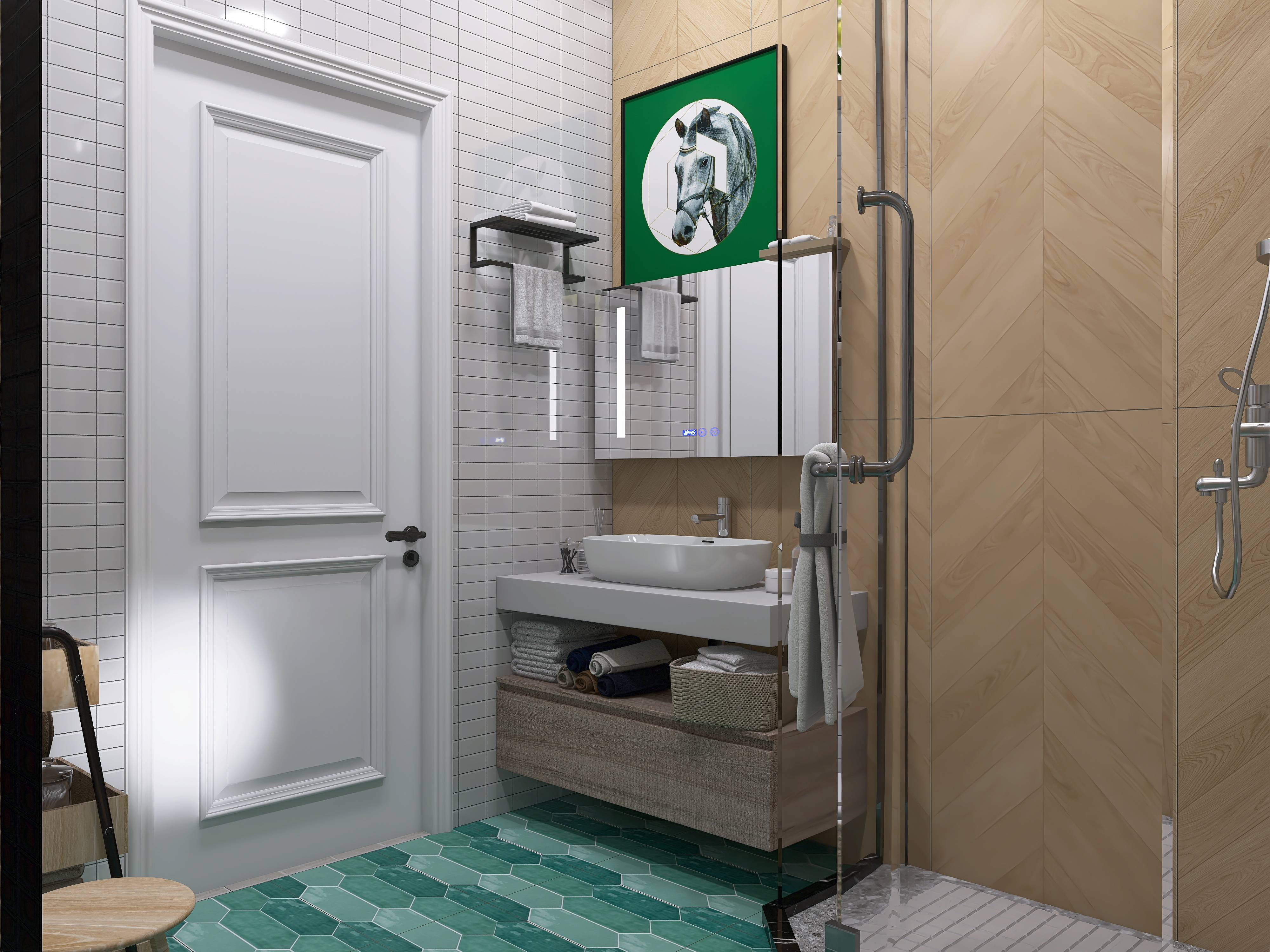 Дом в скандинавском стиле для двух человек и нескольких гостей