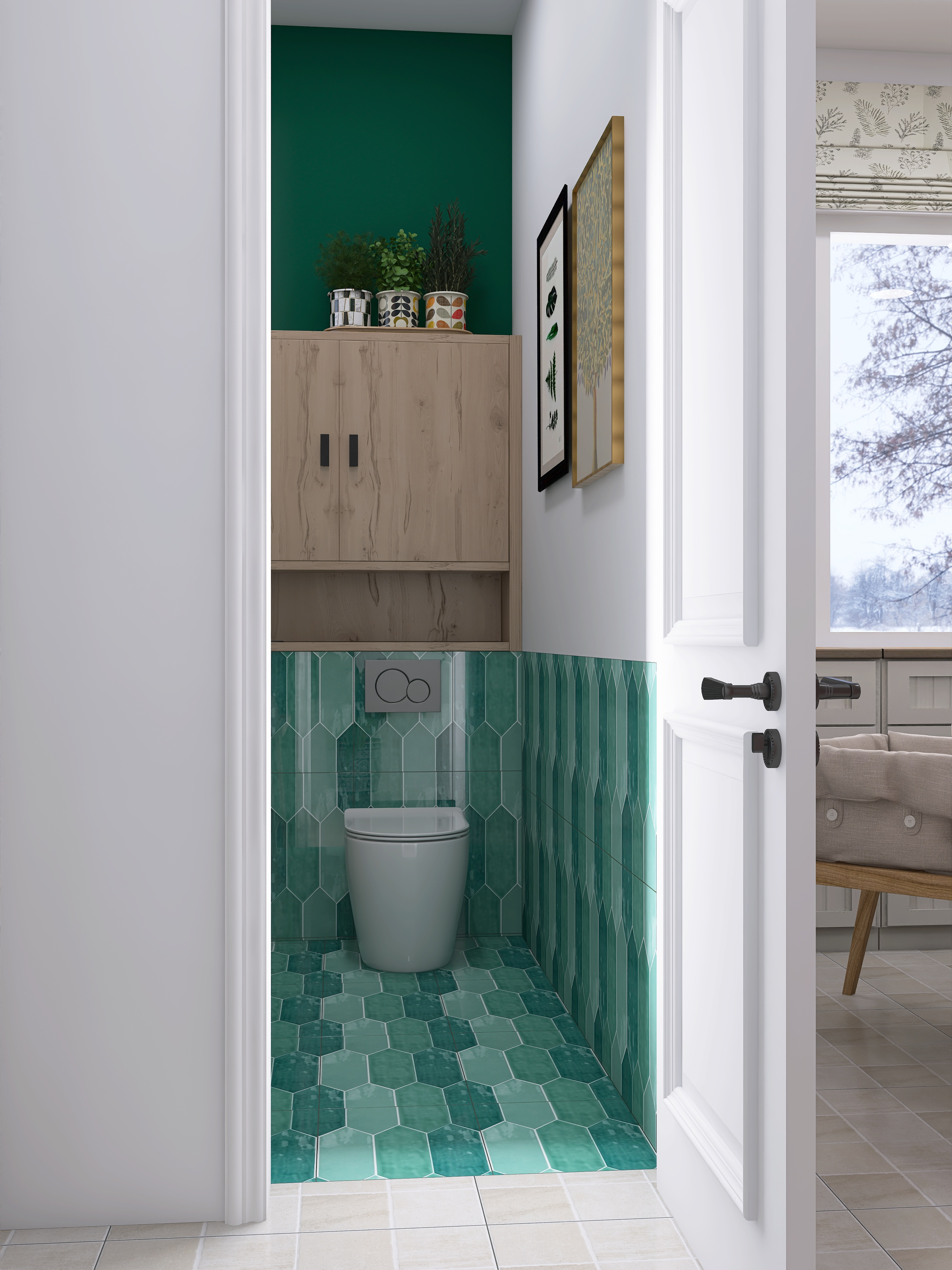 Дом в скандинавском стиле для двух человек и нескольких гостей