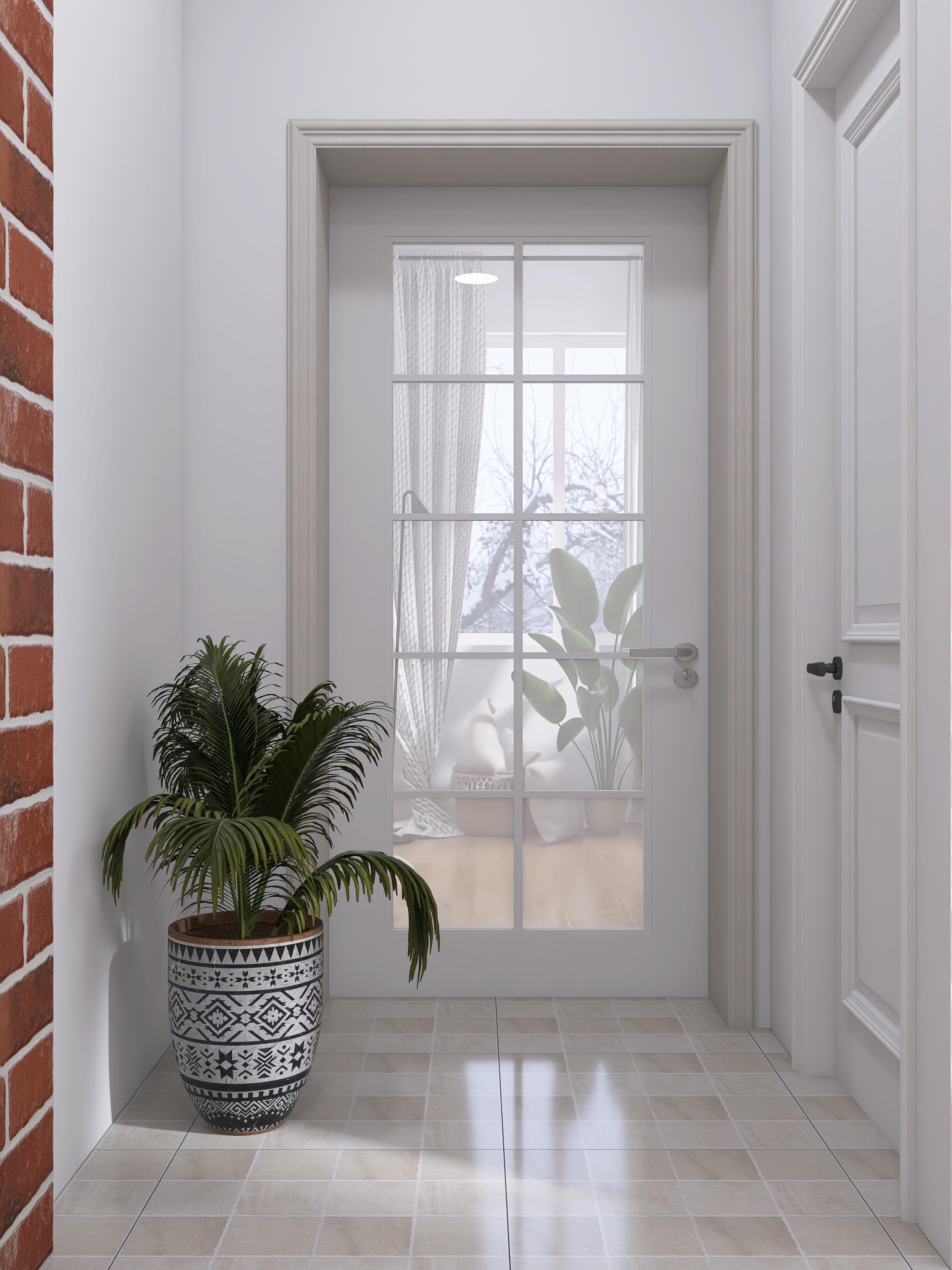 Дом в скандинавском стиле для двух человек и нескольких гостей