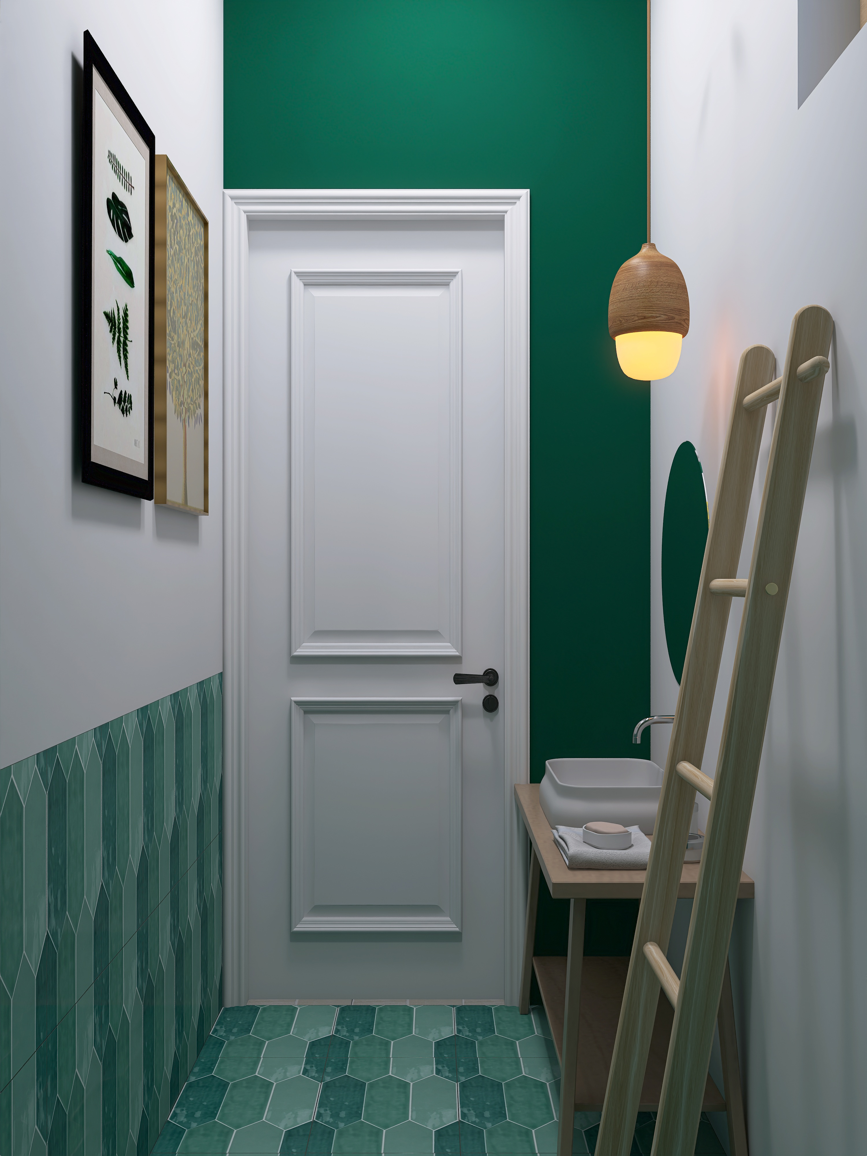 Дом в скандинавском стиле для двух человек и нескольких гостей