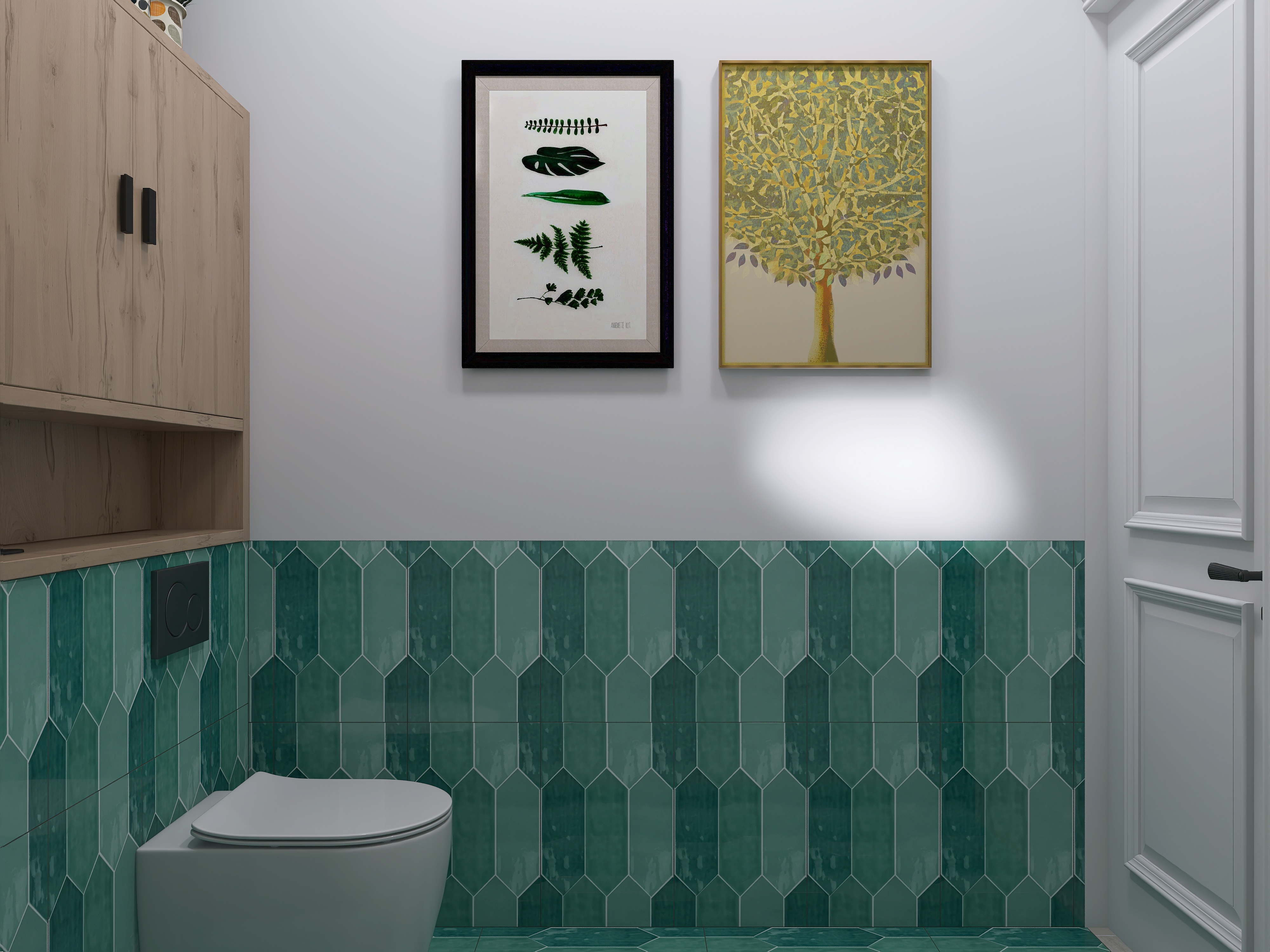 Дом в скандинавском стиле для двух человек и нескольких гостей