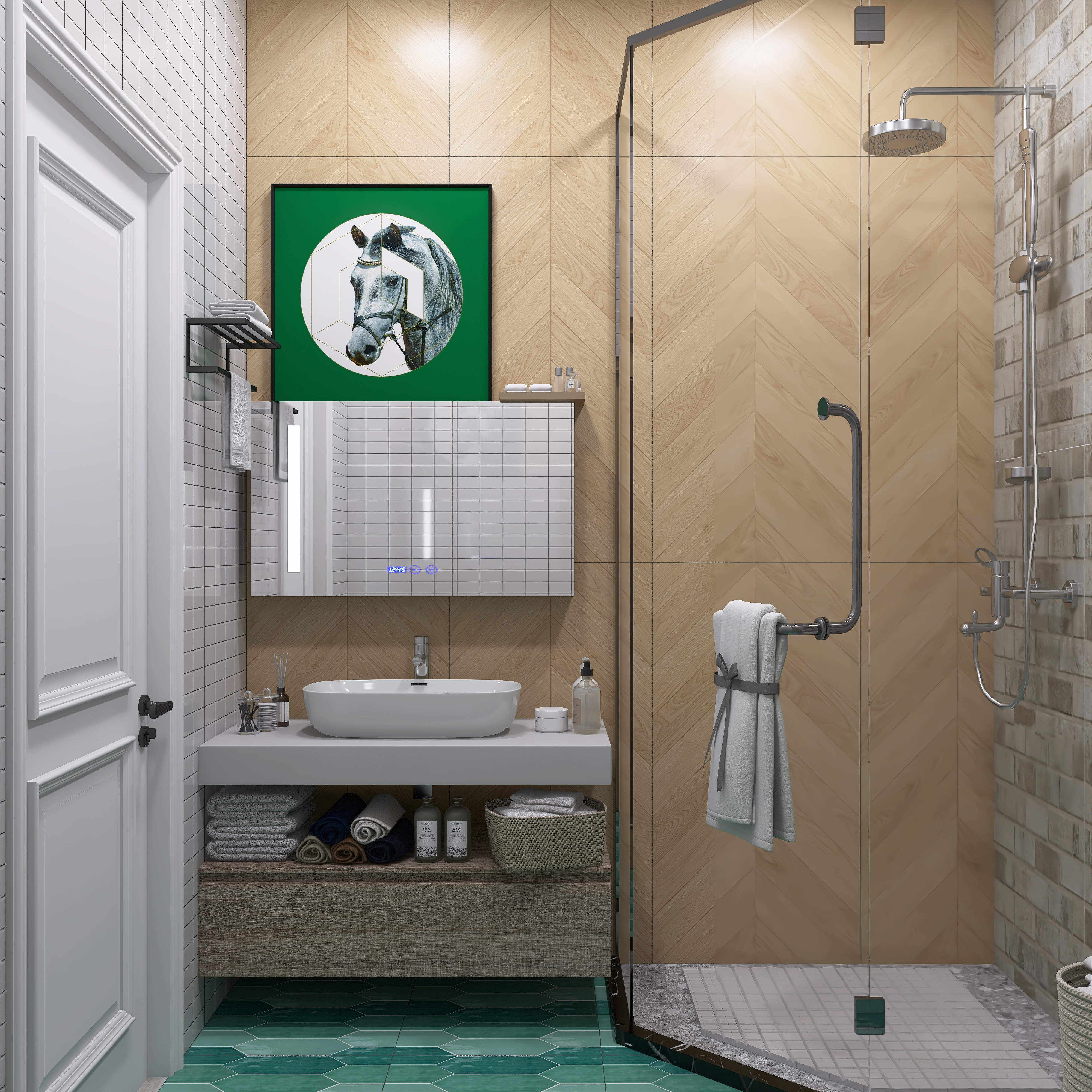 Дом в скандинавском стиле для двух человек и нескольких гостей