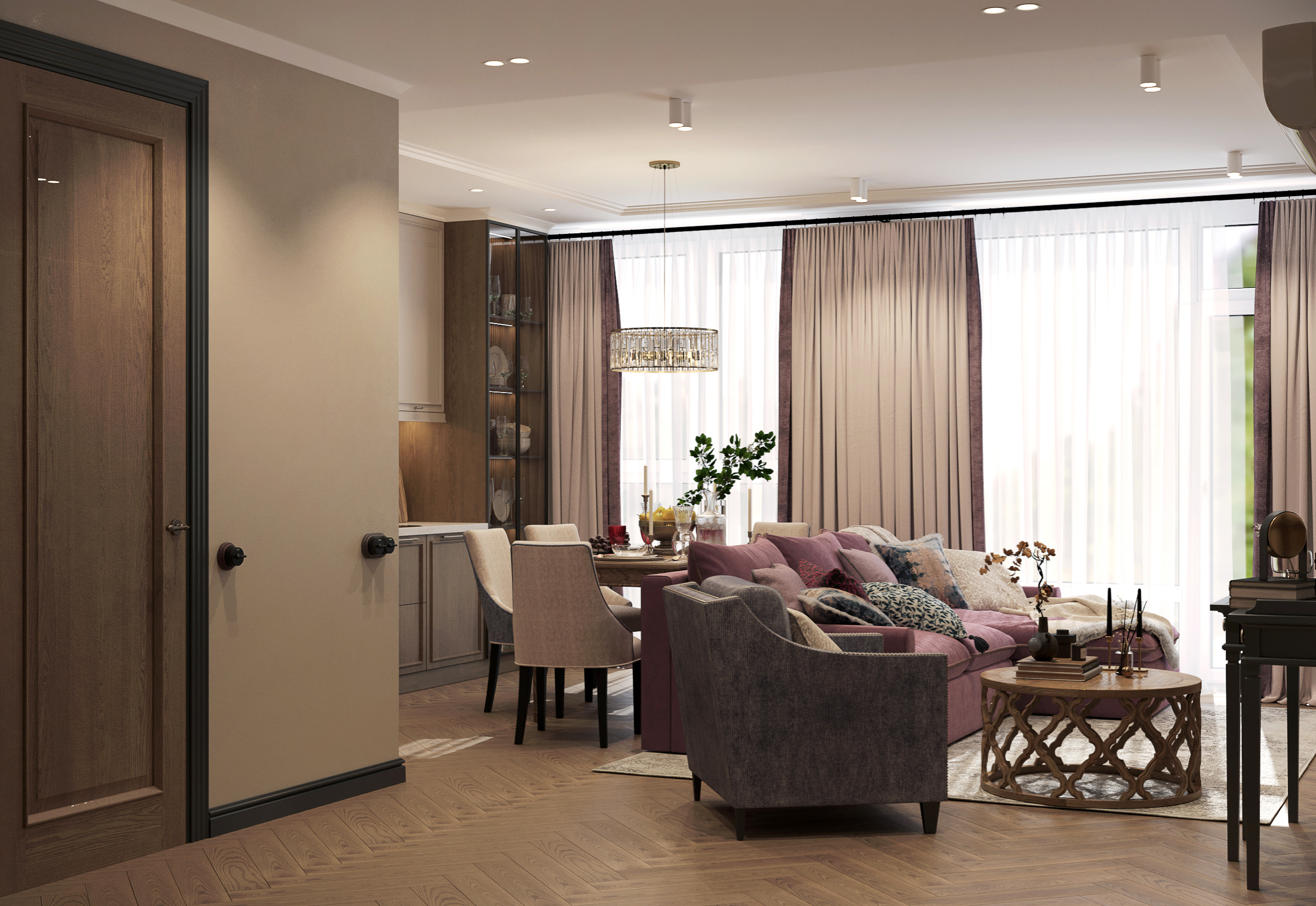 ЖК Соколова 68 «Классическая элегантность: атмосфера уюта в интерьере»