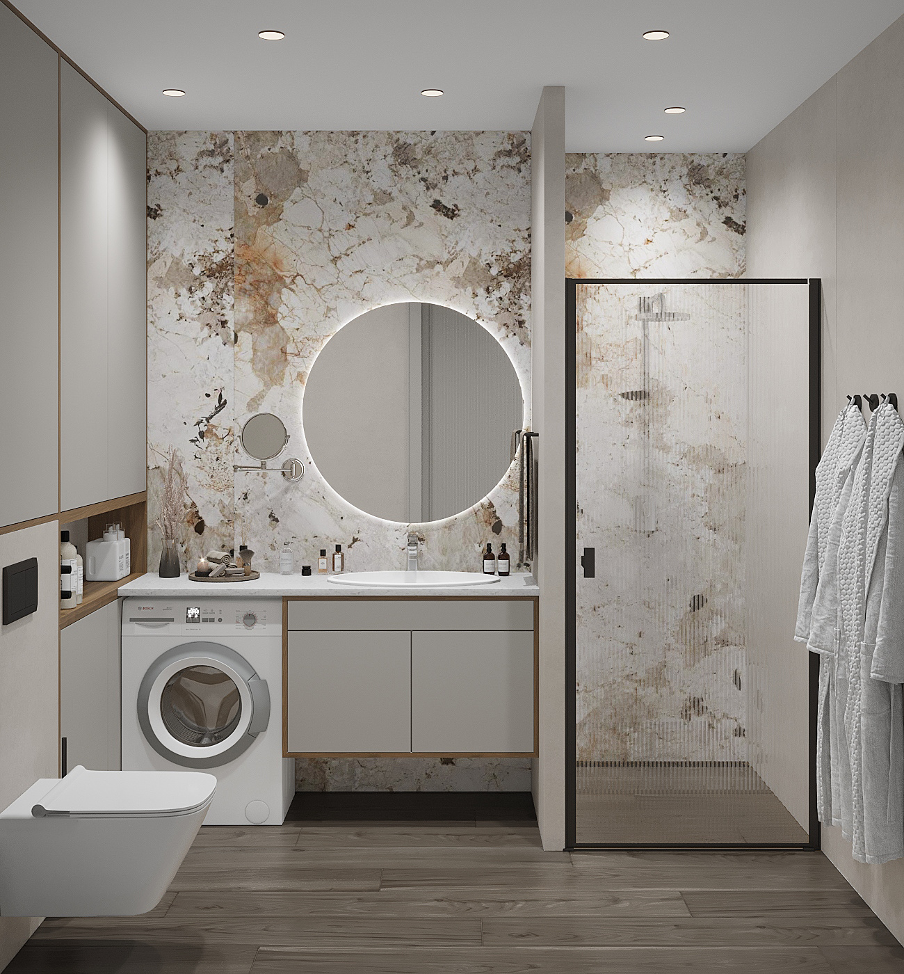 Квартира, ж/к «Гринада»/ Квартира 60 м2 на юге Москвы для семейной пары.