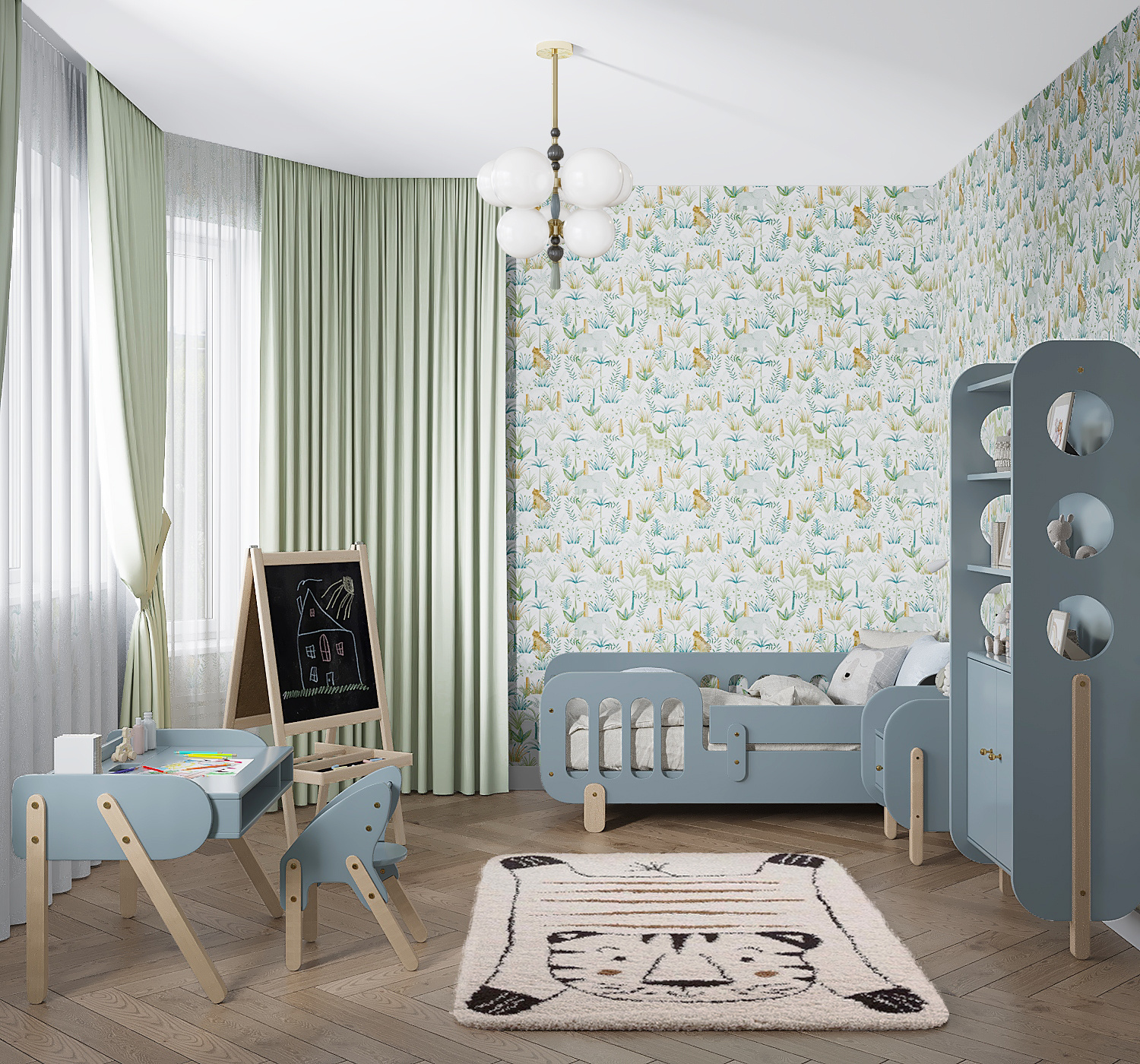 Квартира 150 м2 на Северо-Западе Москвы для семьи с тремя детьми