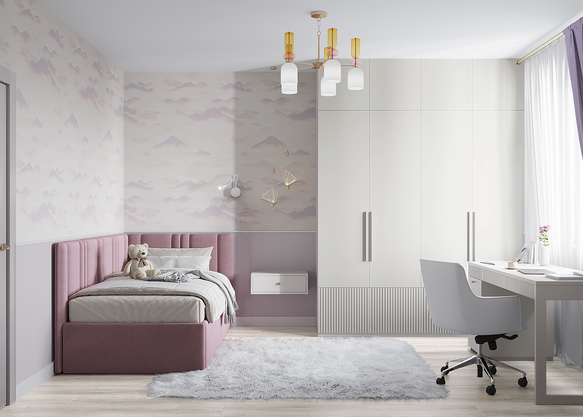 Квартира 150 м2 на Северо-Западе Москвы для семьи с тремя детьми