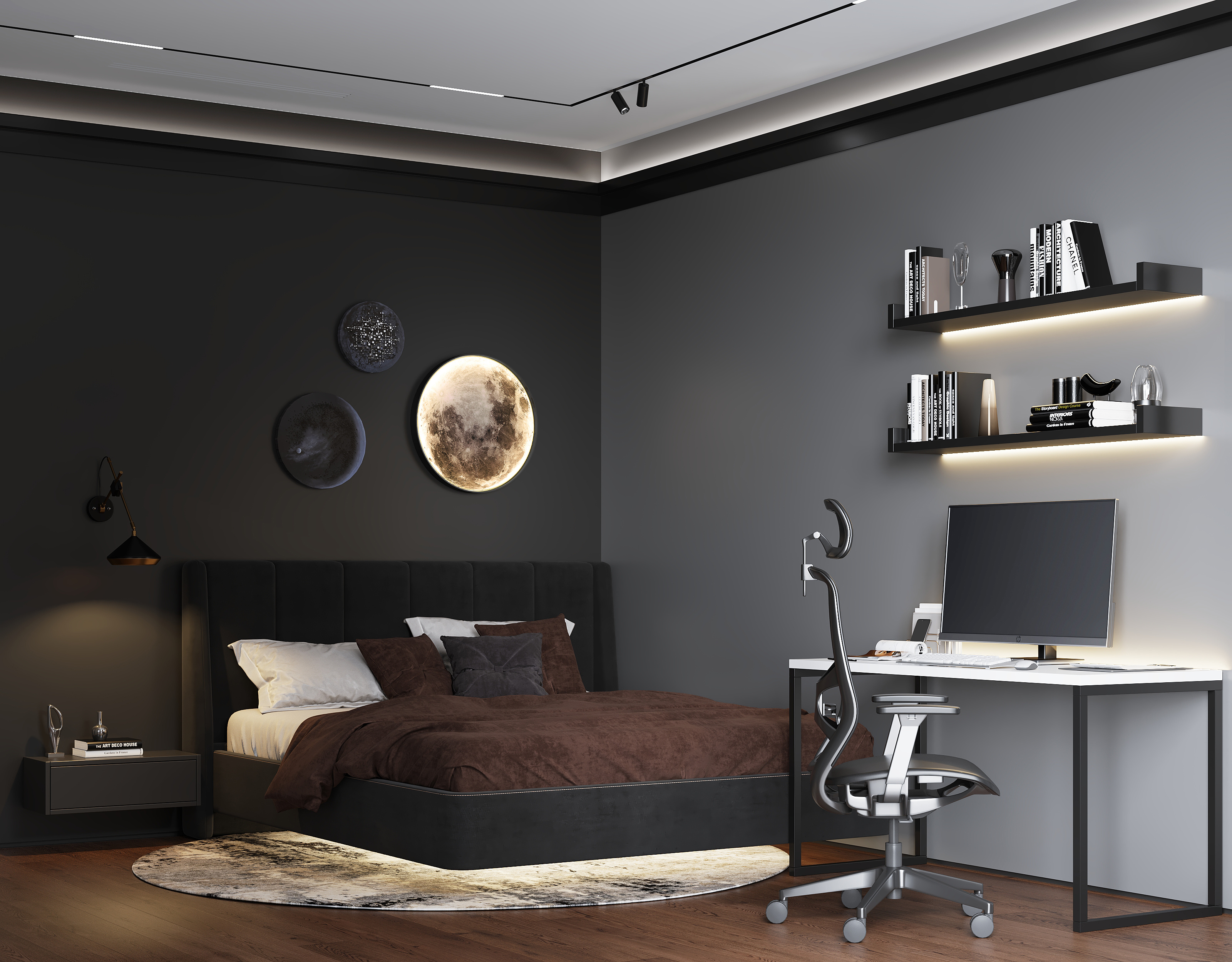 Дом 500м2, Новогорск - 2 этаж. В процессе реализации