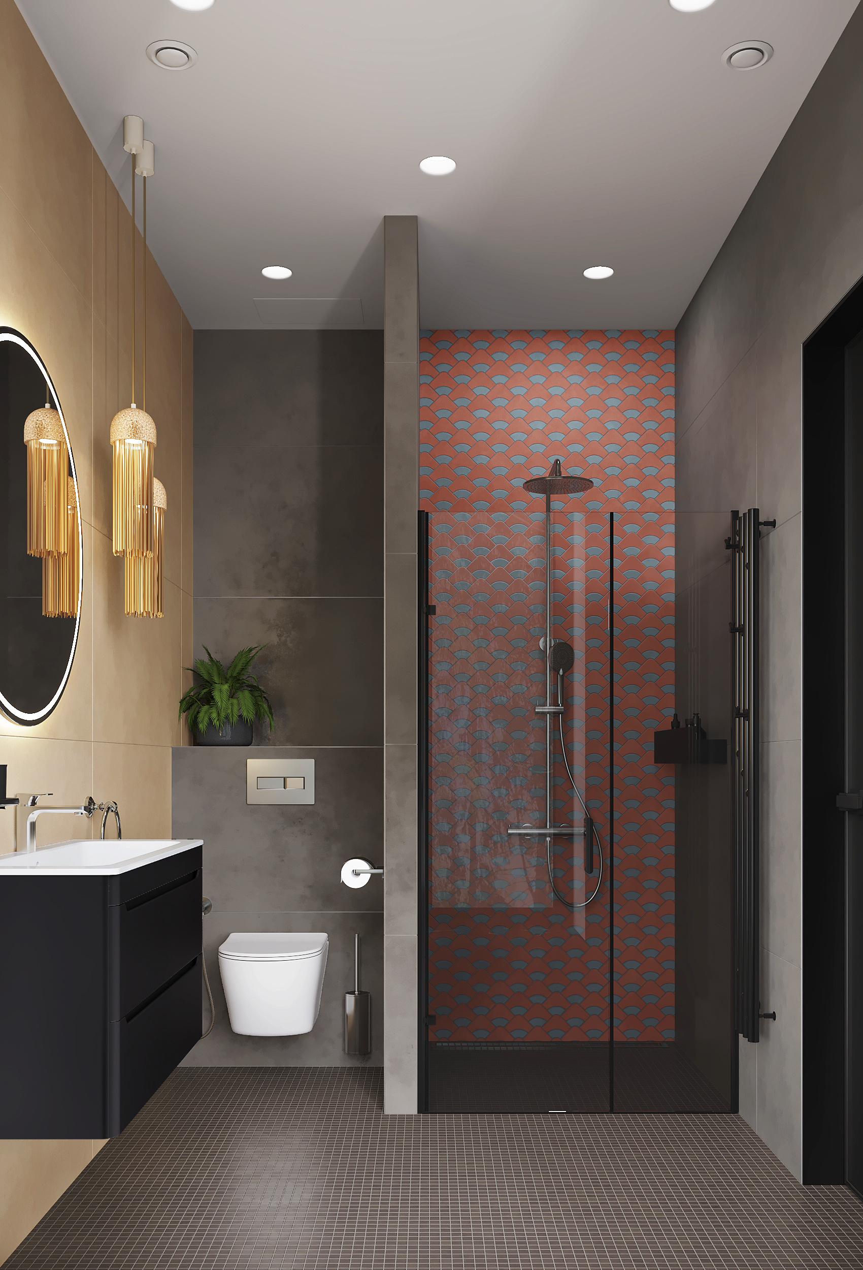 Обложка проекта: Дом 500м2, Новогорск - 2 этаж. В процессе реализации