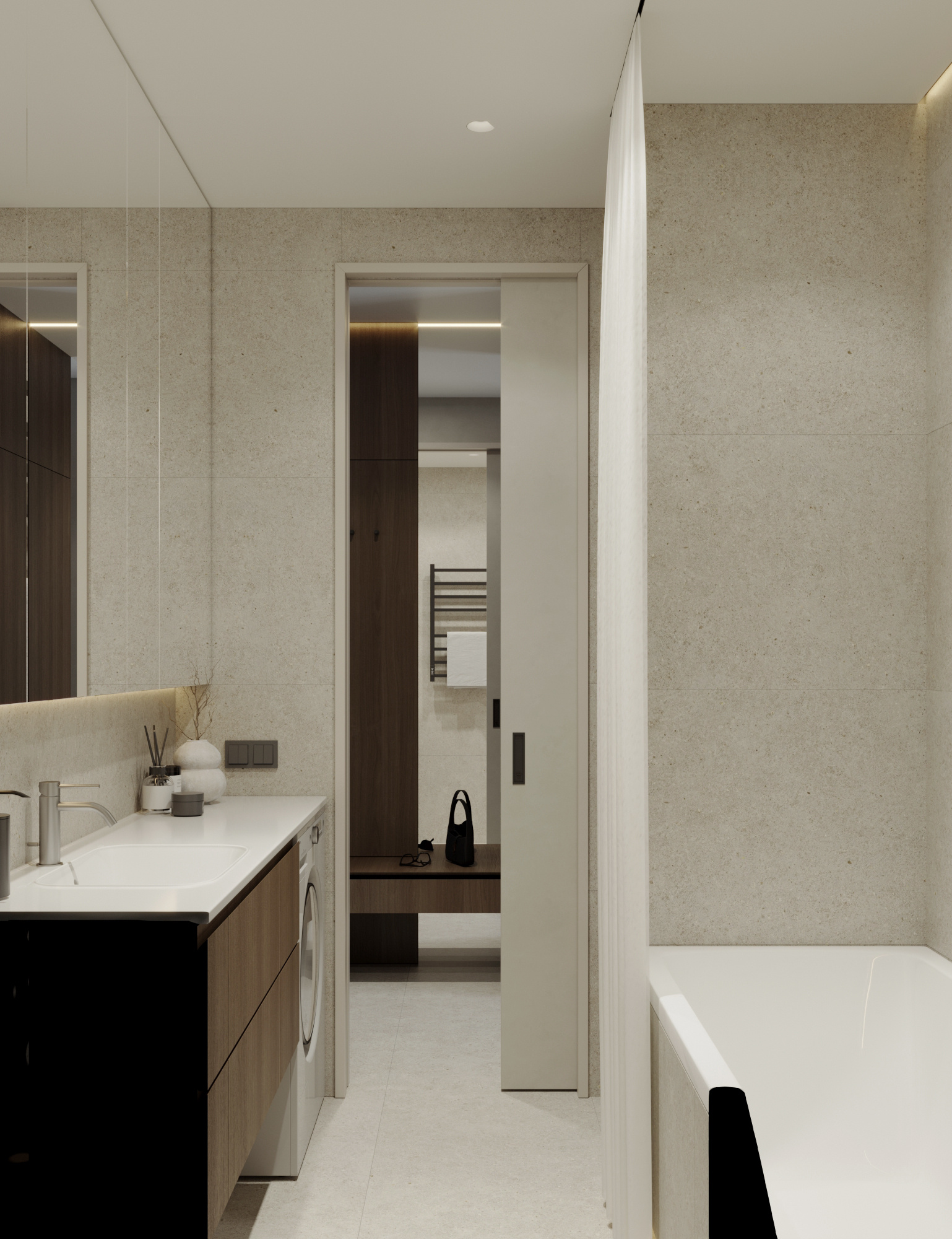 Студия для молодой девушки