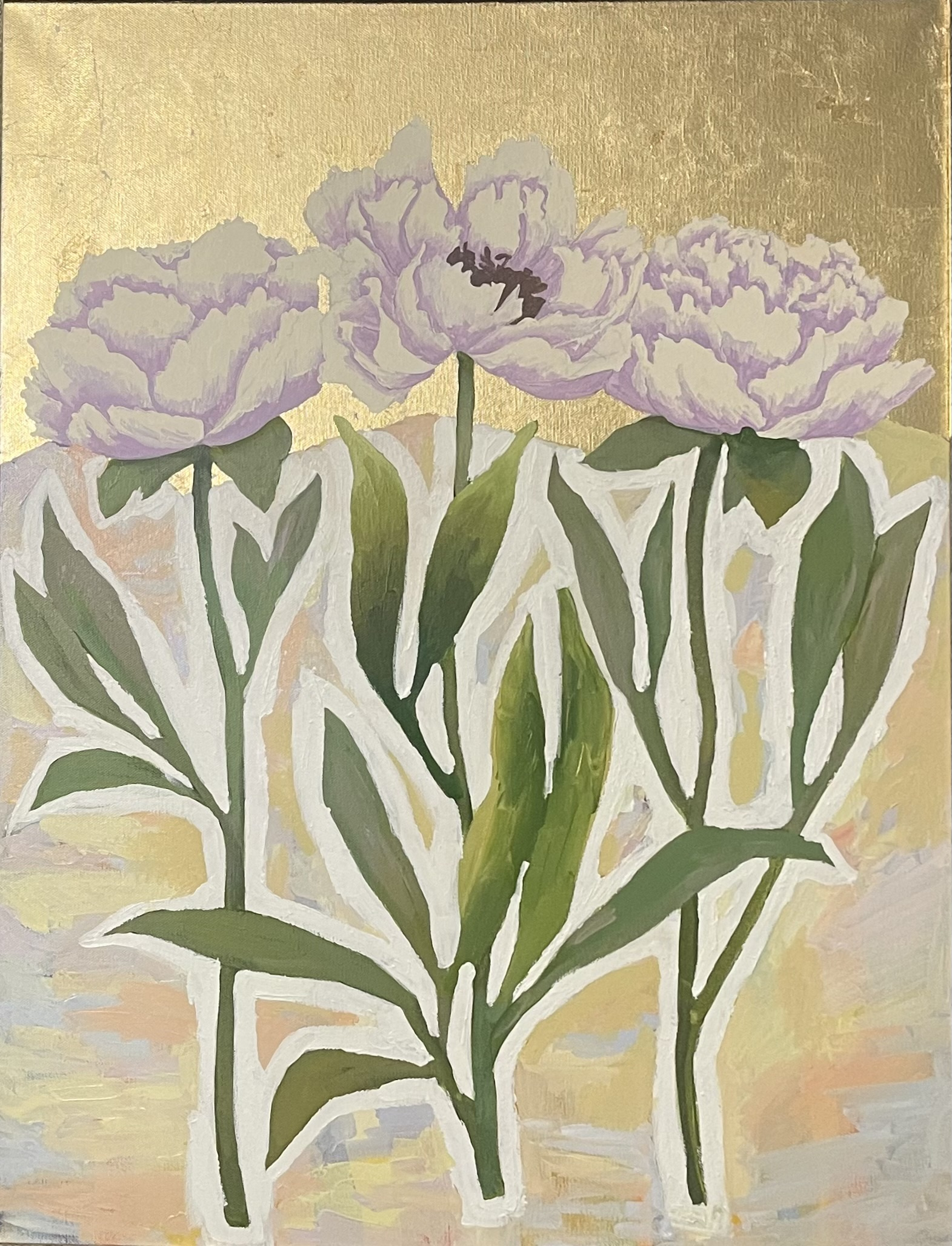 Обложка проекта: Картины «Пионы», авторская