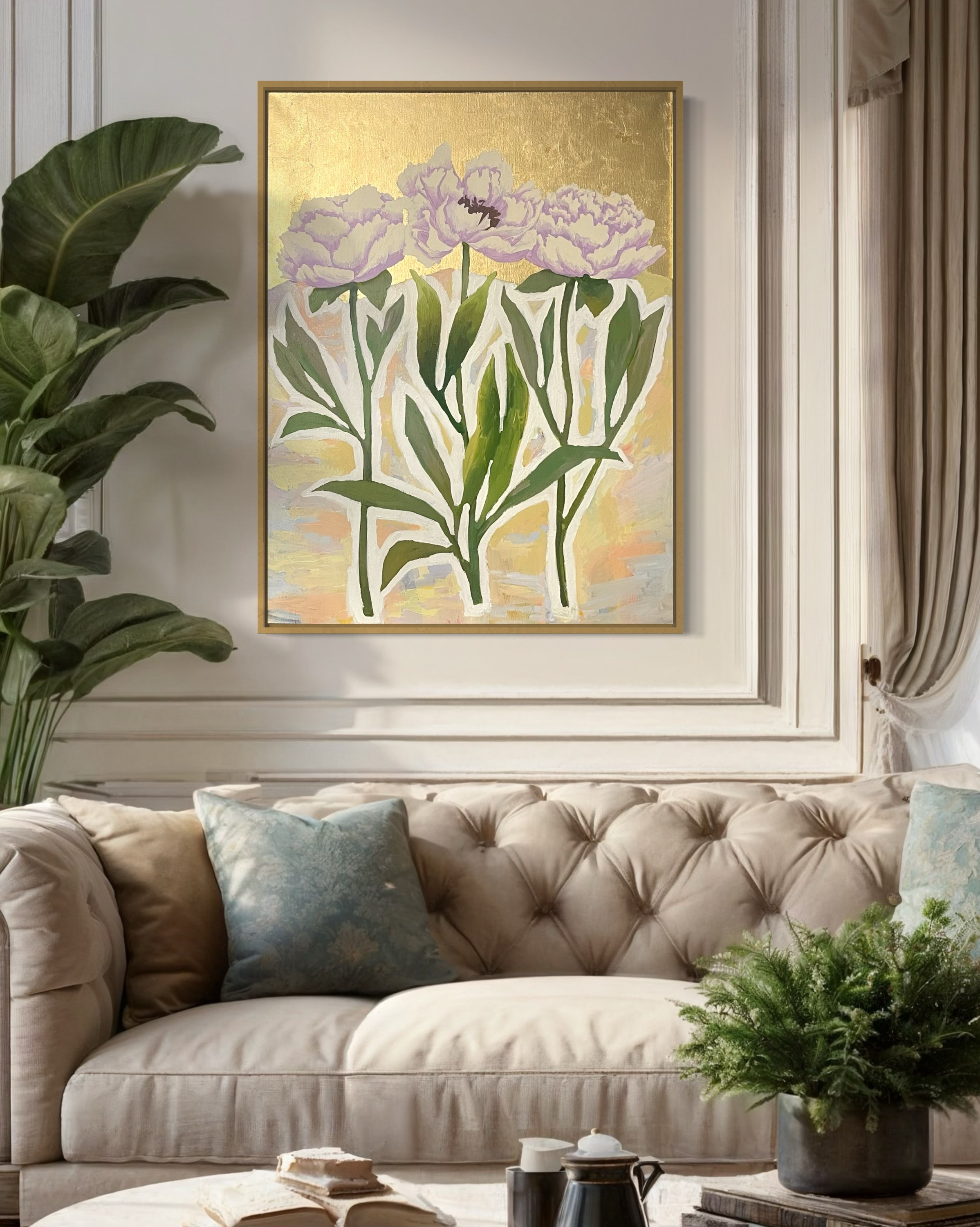 Картины «Пионы», авторская