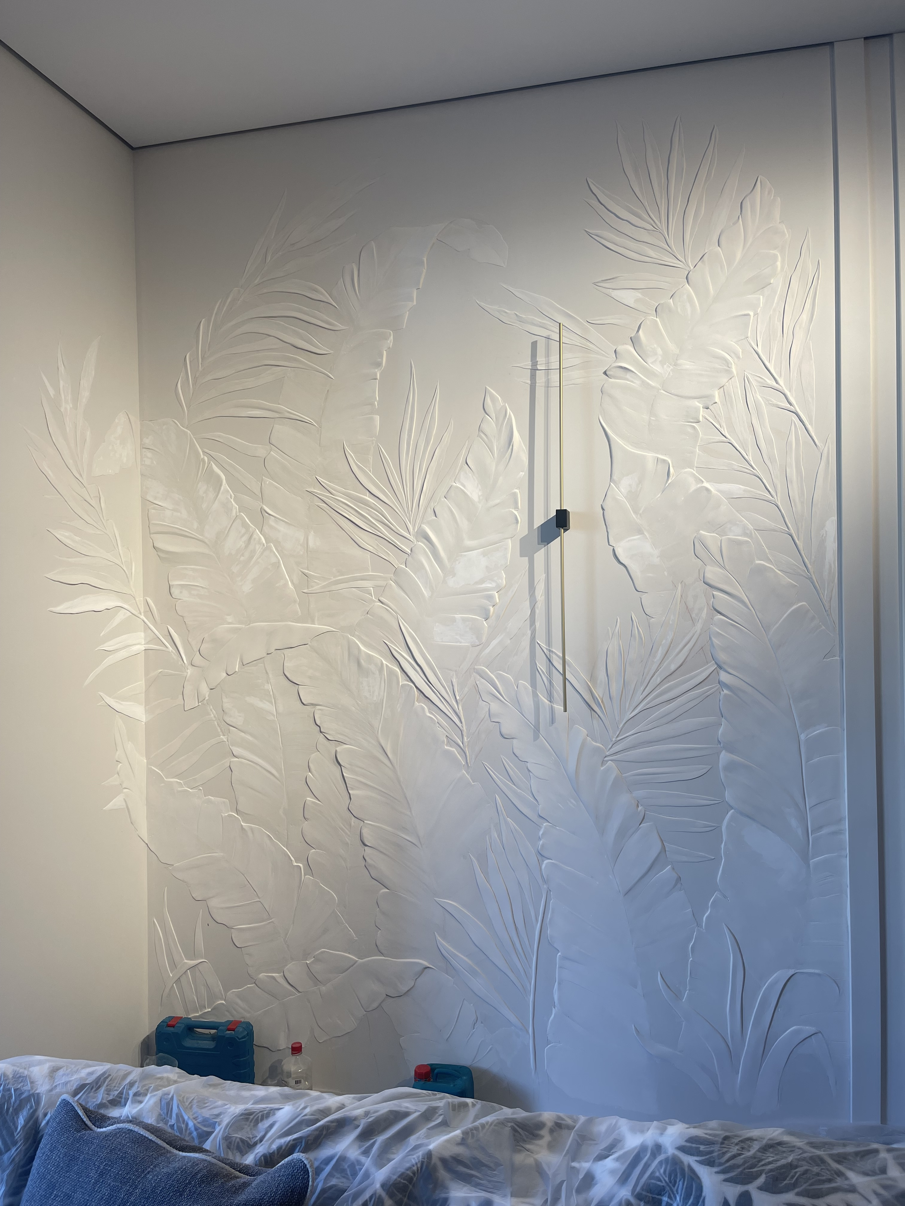 Барельеф «Тропические листья»