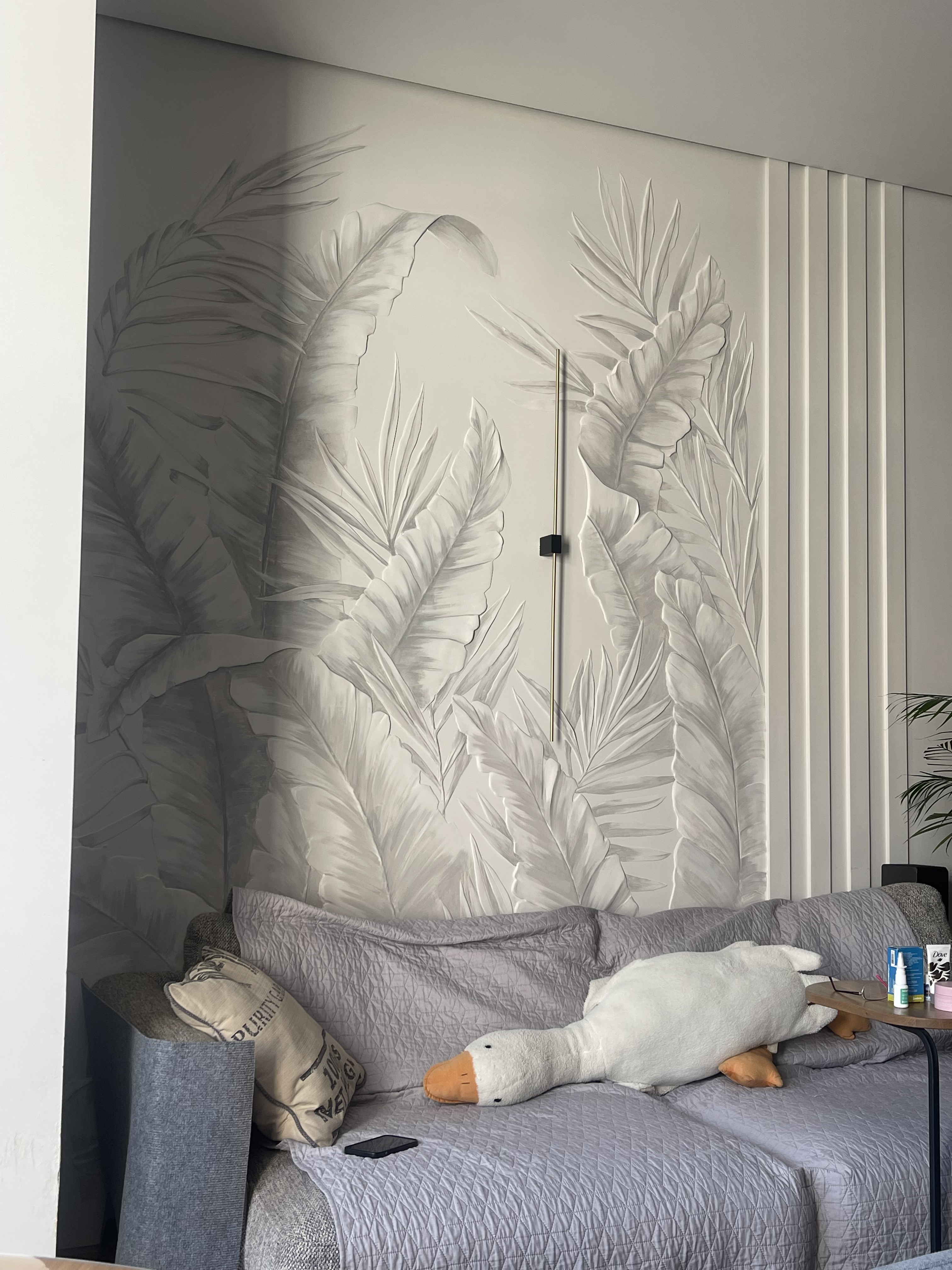 Барельеф «Тропические листья»