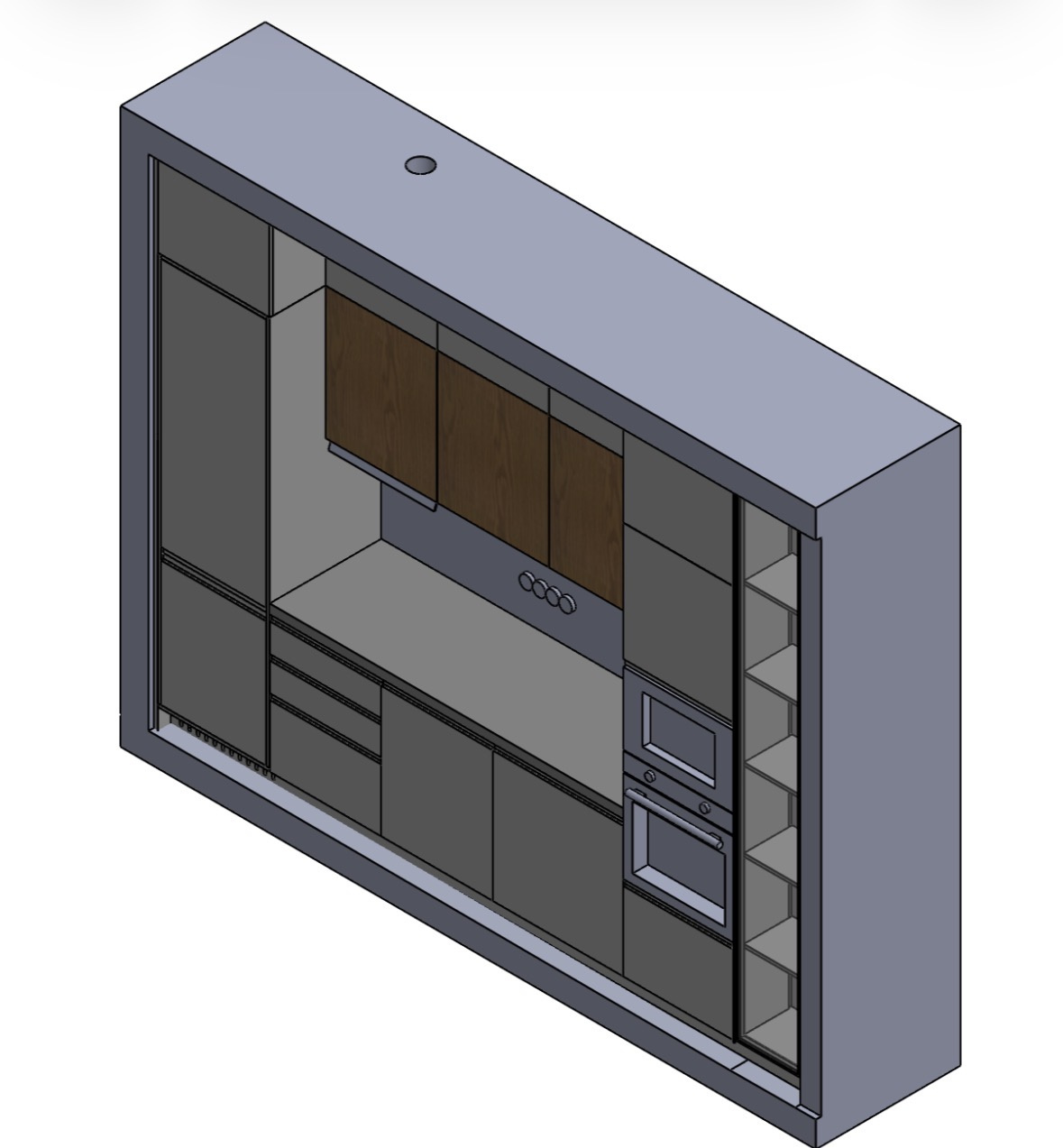 Кухня в ЖК City Bay