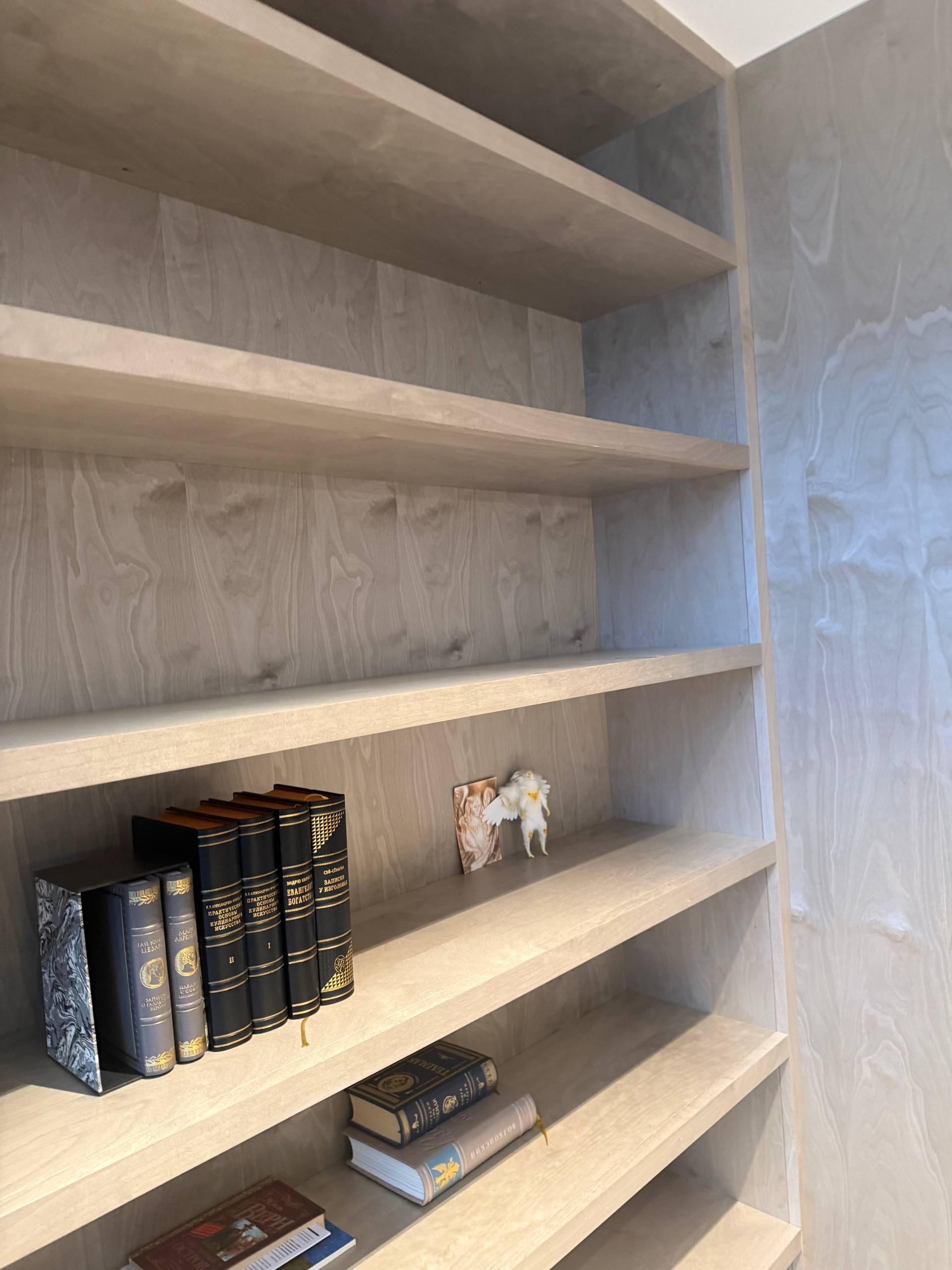 Стеллаж в шпоне березы