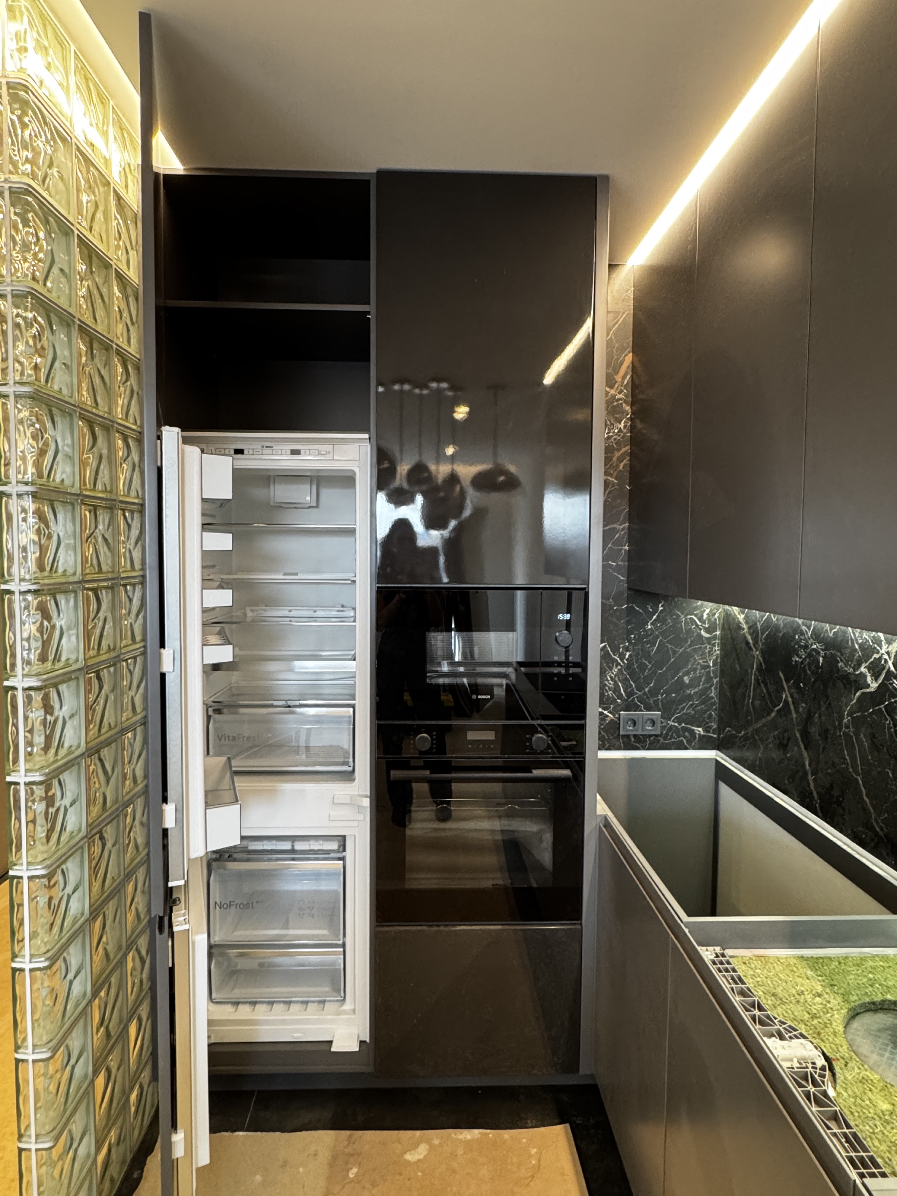 Обложка проекта: Кухня в квартире ЖК Вэри