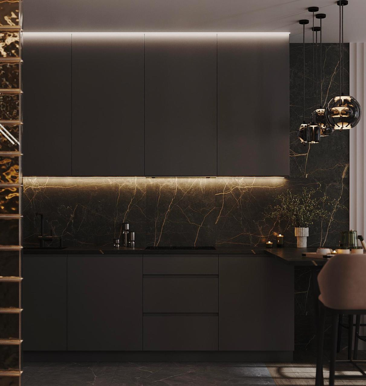 Кухня в квартире ЖК Вэри