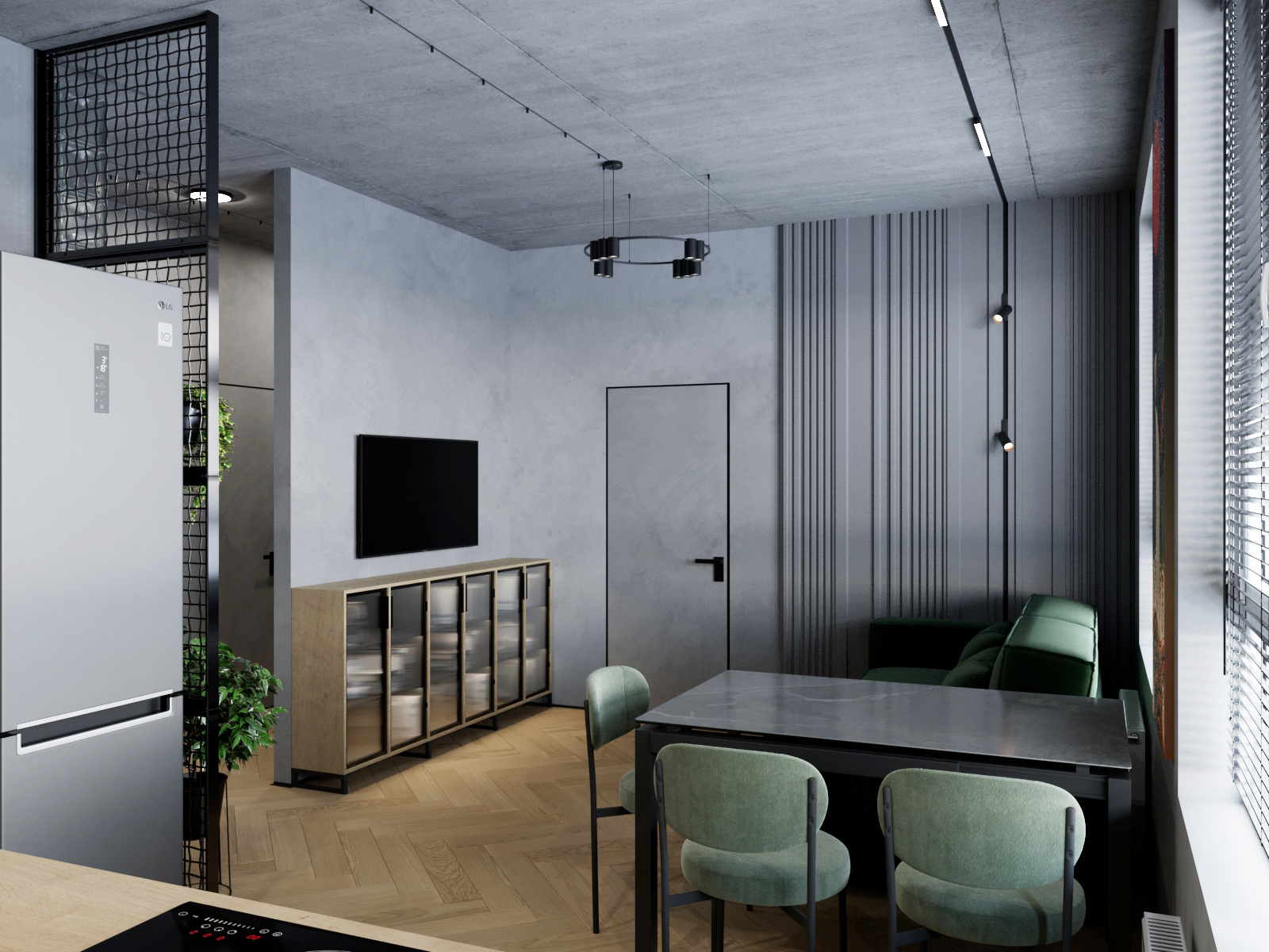 Квартира в стиле лофт