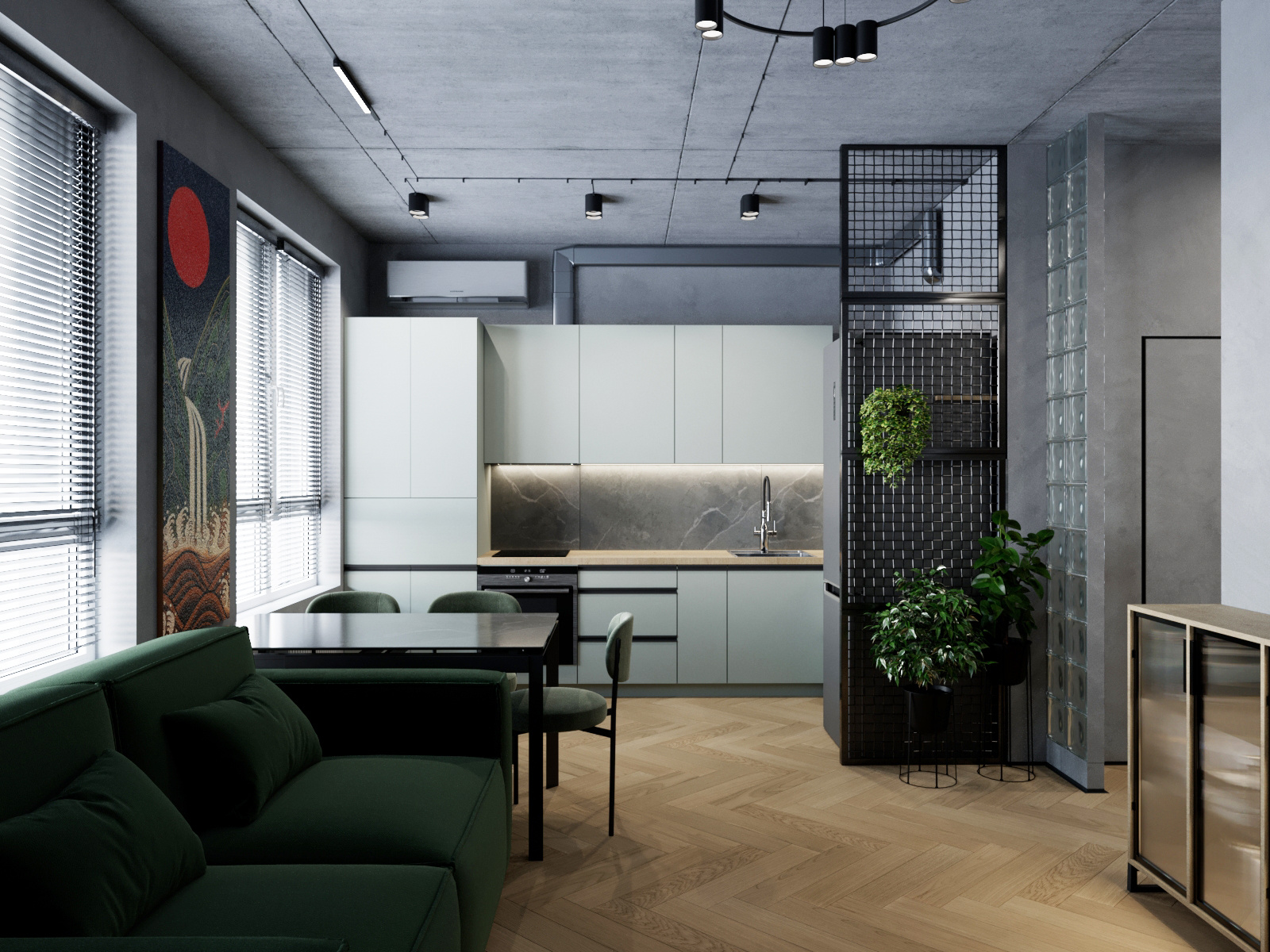 Обложка проекта: Квартира в стиле лофт