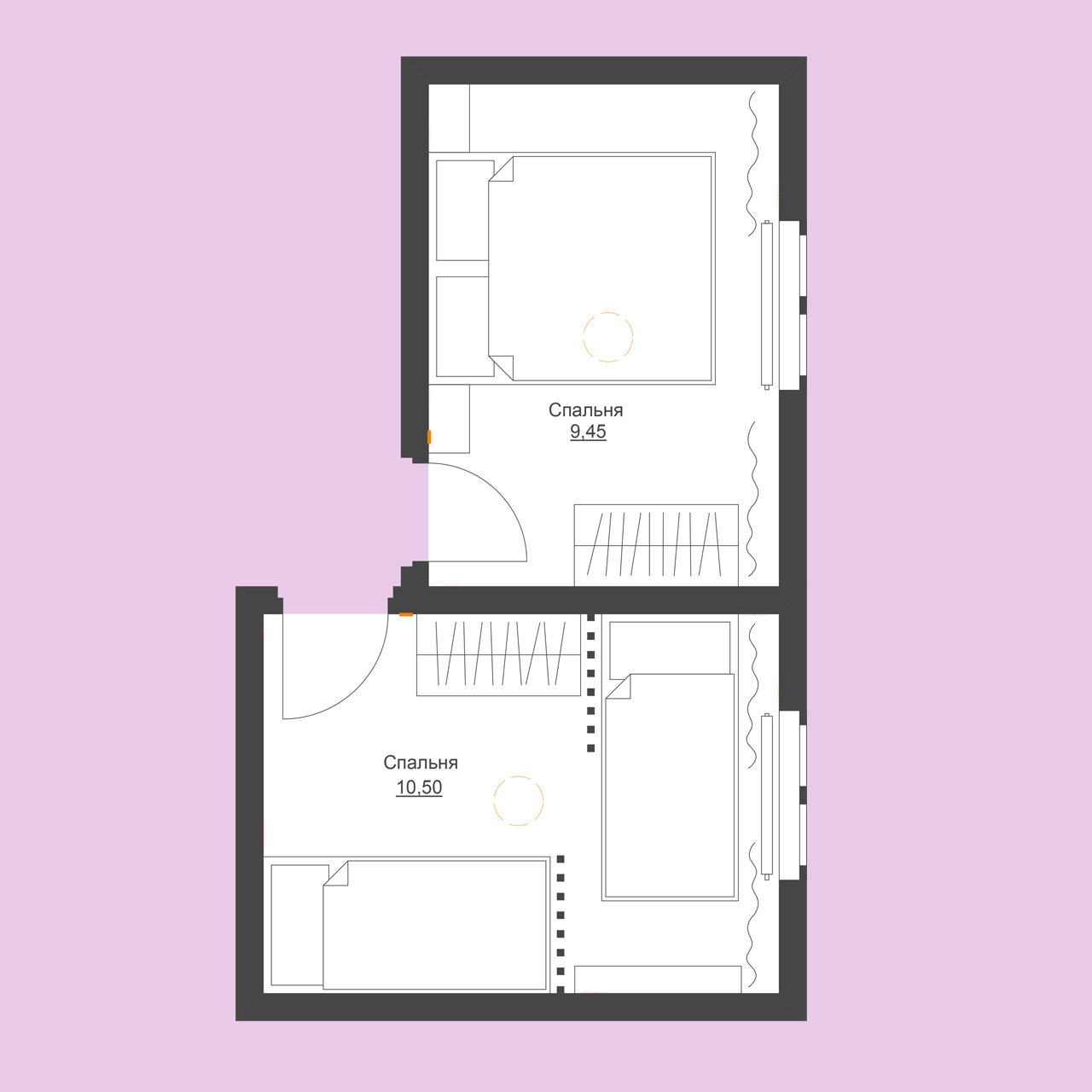 Мебелировка спален