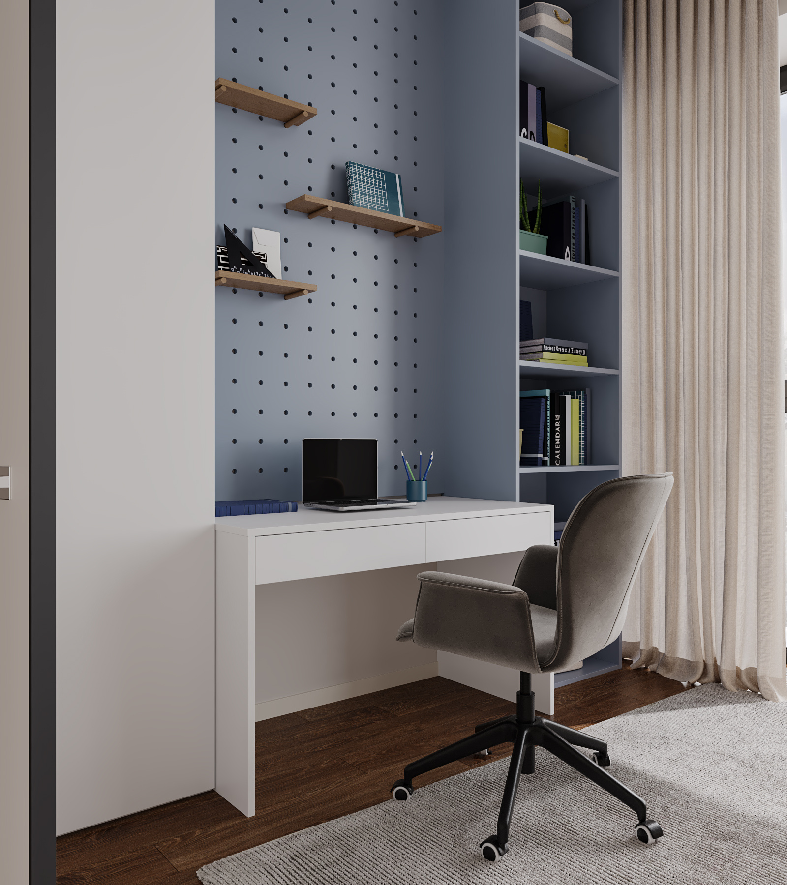 Квартира в бордовых оттенках