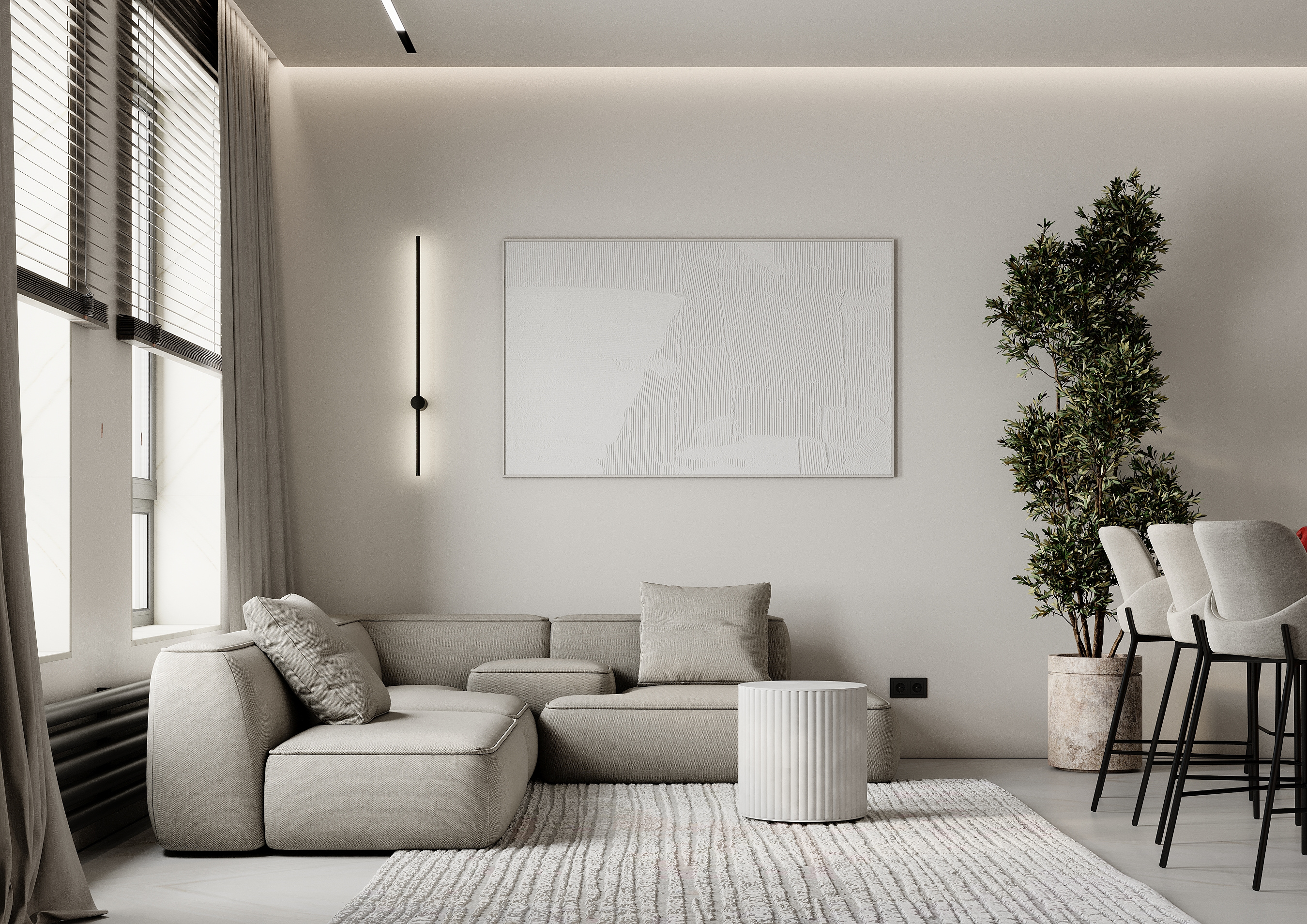 Обложка проекта: Квартира жк «Атлас Ривер», г.Екатеринбург