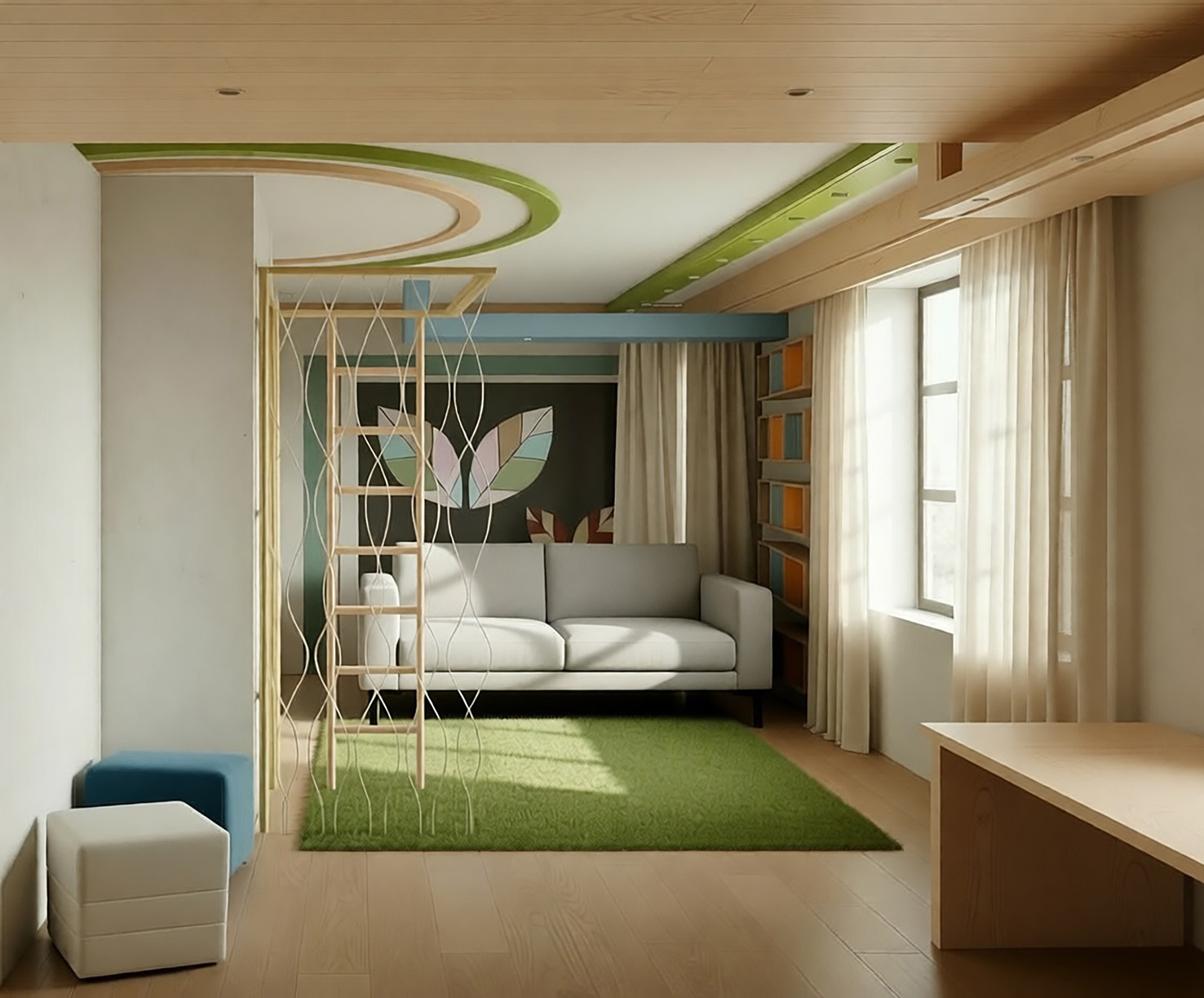 Интерьры частного загородного дома