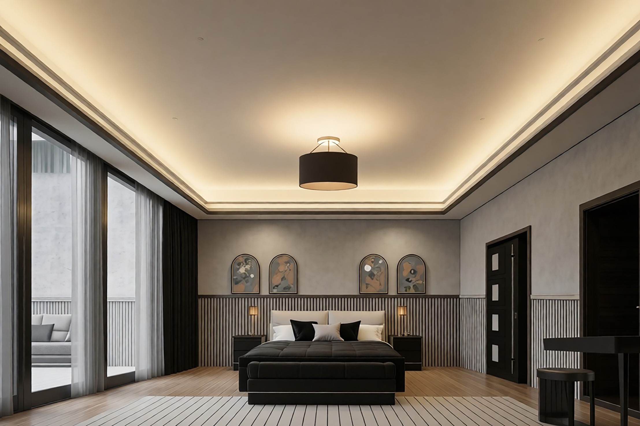 Интерьры частного загородного дома