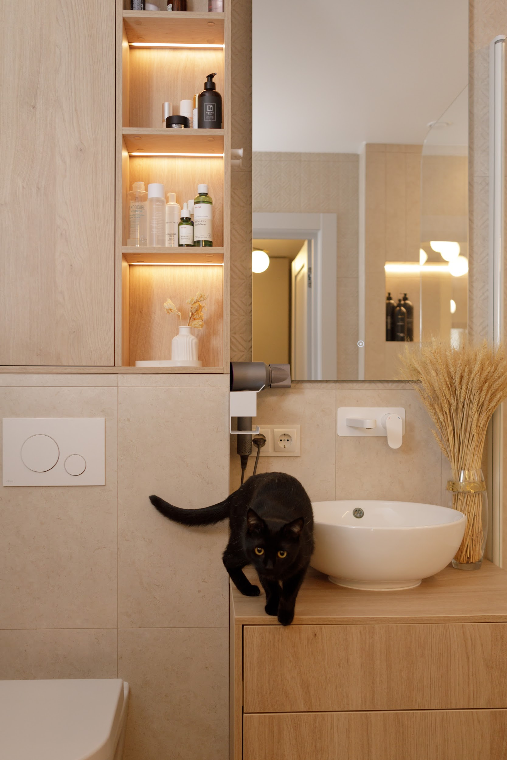 Новокиевская с черным котом