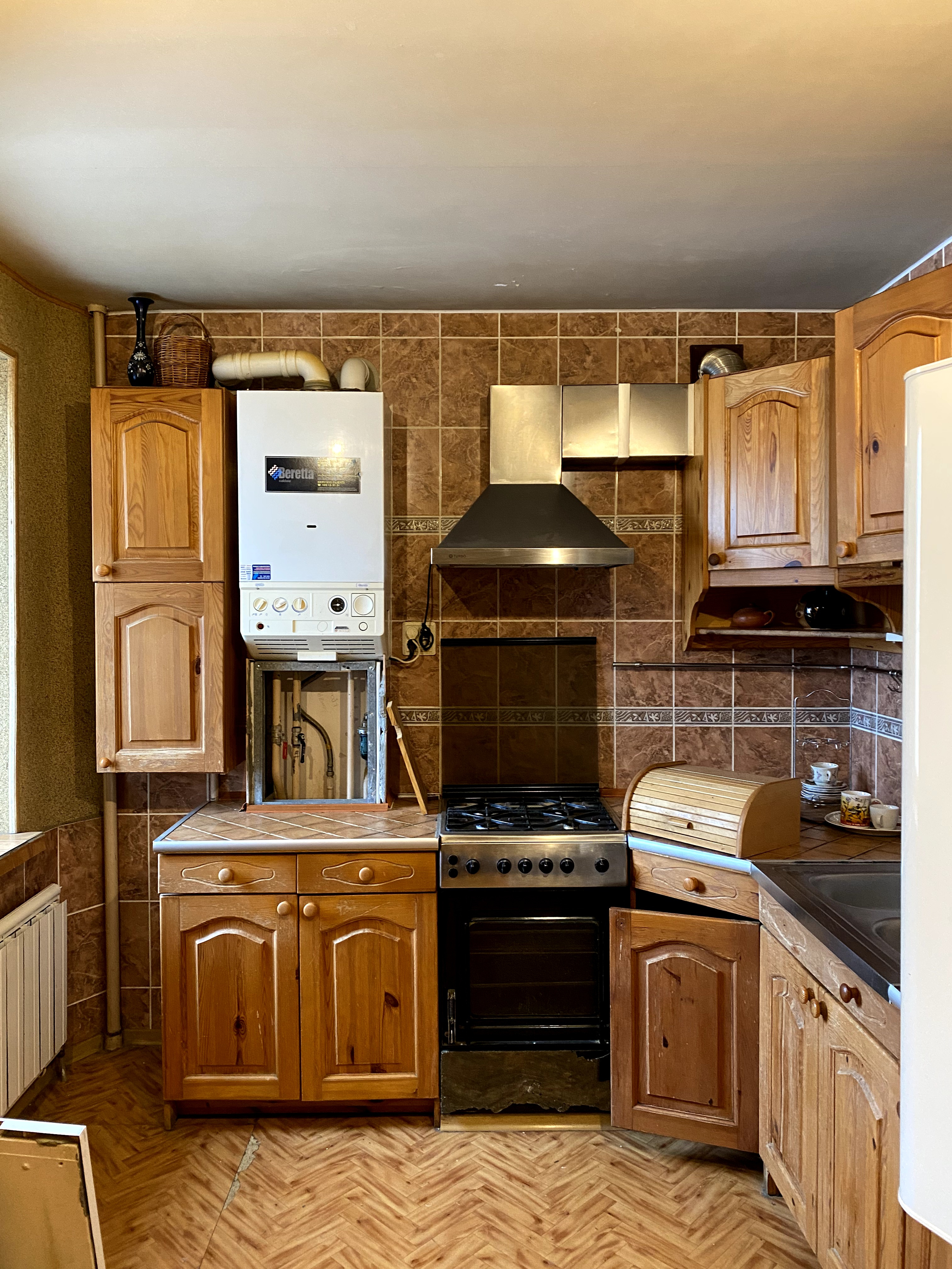 Новокиевская с черным котом