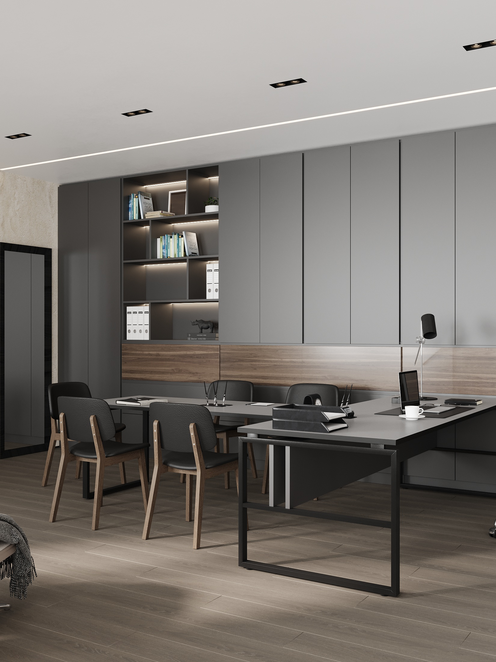 Офис для фармацевтической компании(кабинет, приемная, конферен-зал)общая пл. 163кв.м.