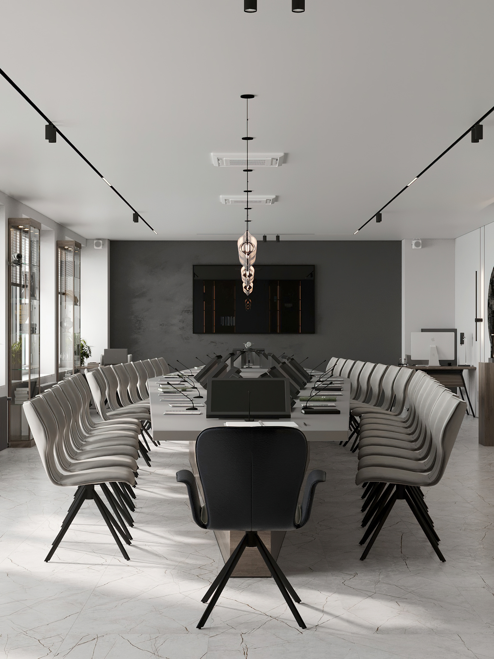 Офис для фармацевтической компании(кабинет, приемная, конферен-зал)общая пл. 163кв.м.