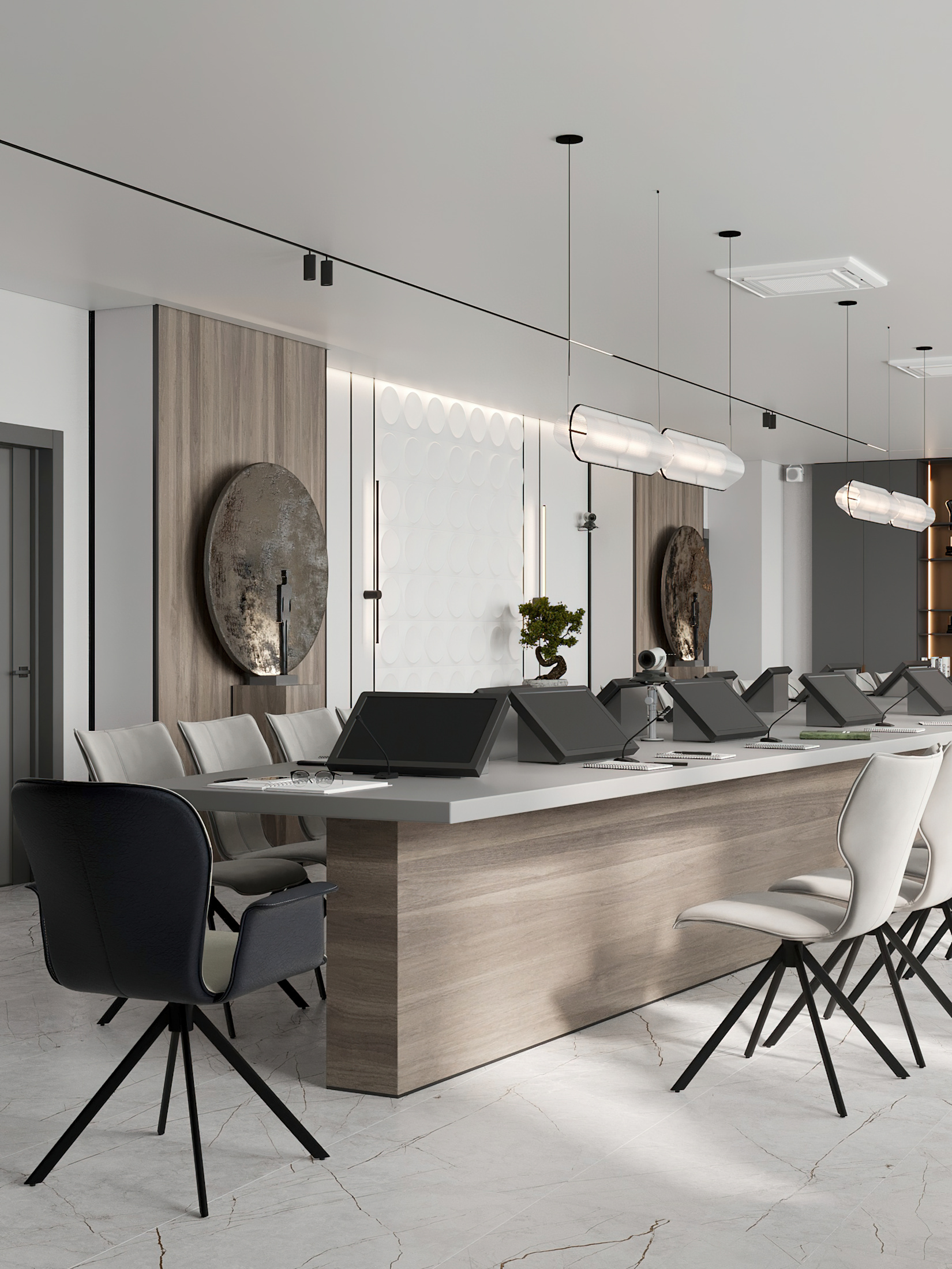 Офис для фармацевтической компании(кабинет, приемная, конферен-зал)общая пл. 163кв.м.