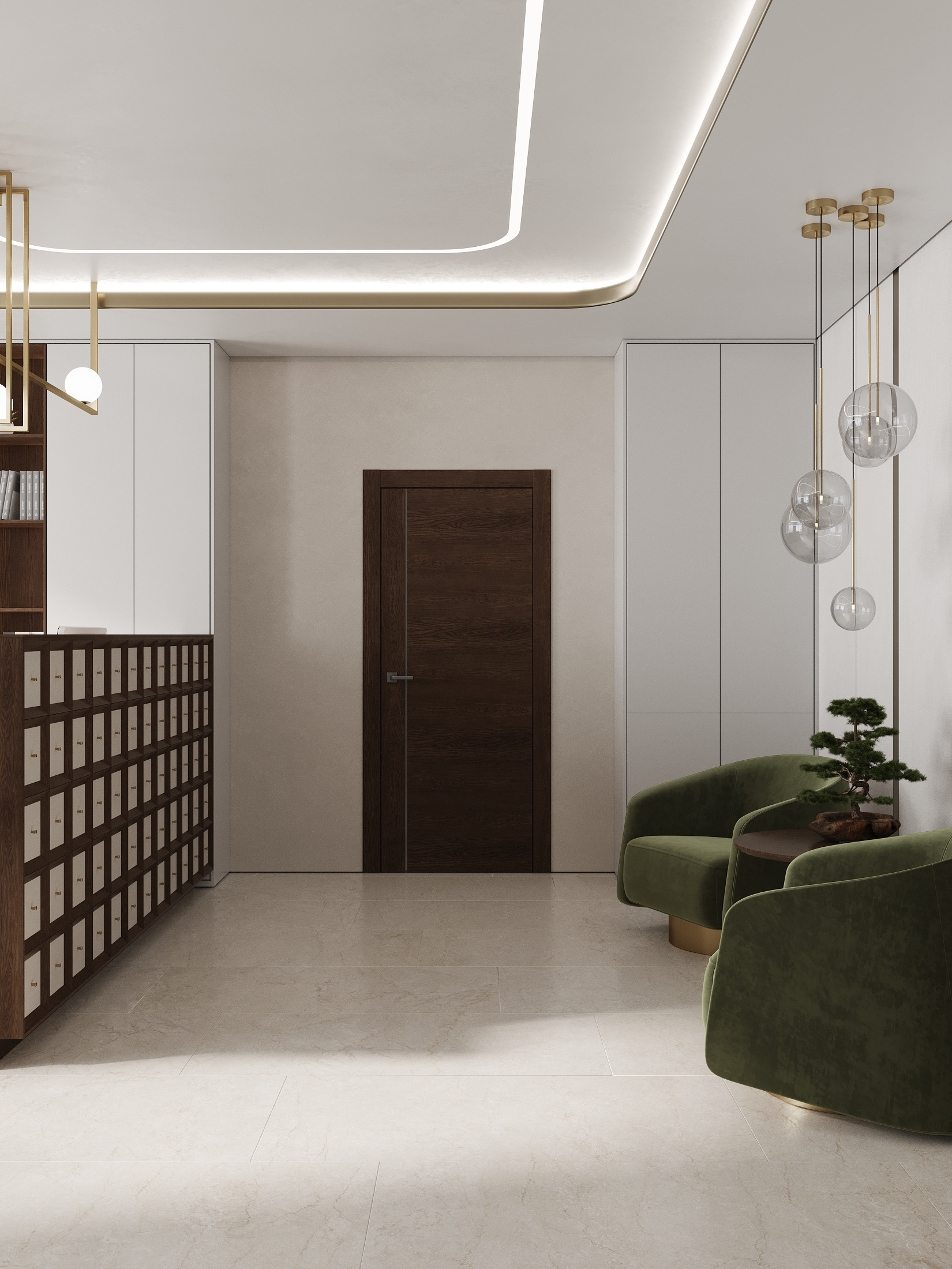 Офис для фармацевтической компании(кабинет, приемная, конферен-зал)общая пл. 163кв.м.