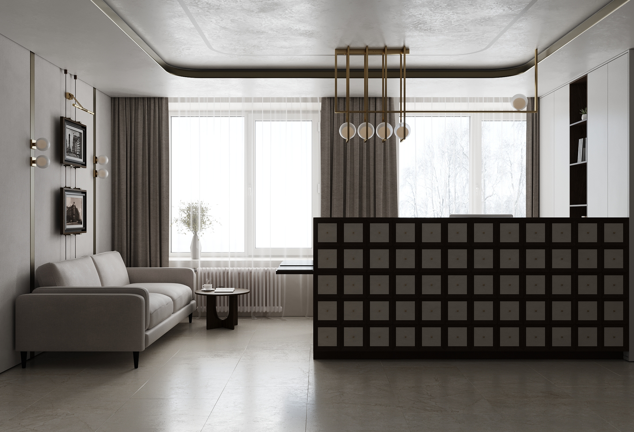 Офис для фармацевтической компании(кабинет, приемная, конферен-зал)общая пл. 163кв.м.