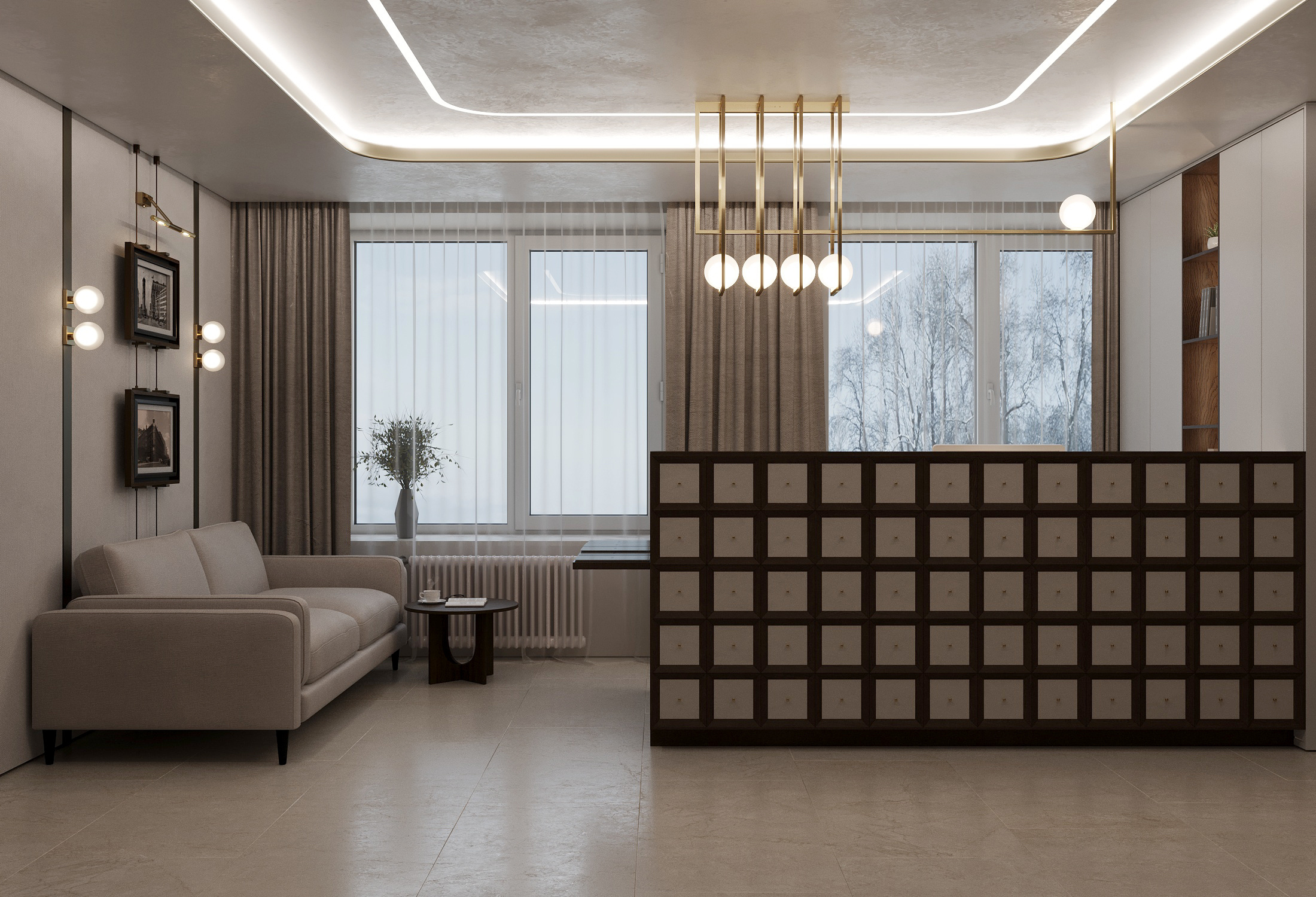 Офис для фармацевтической компании(кабинет, приемная, конферен-зал)общая пл. 163кв.м.