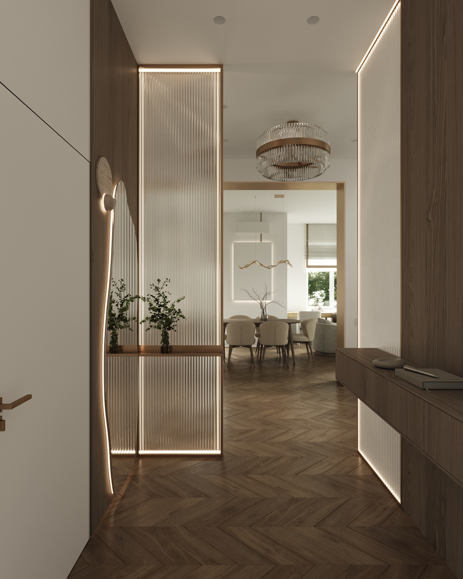 Обложка проекта: Corner Garden в процессе реализации 151кв.м